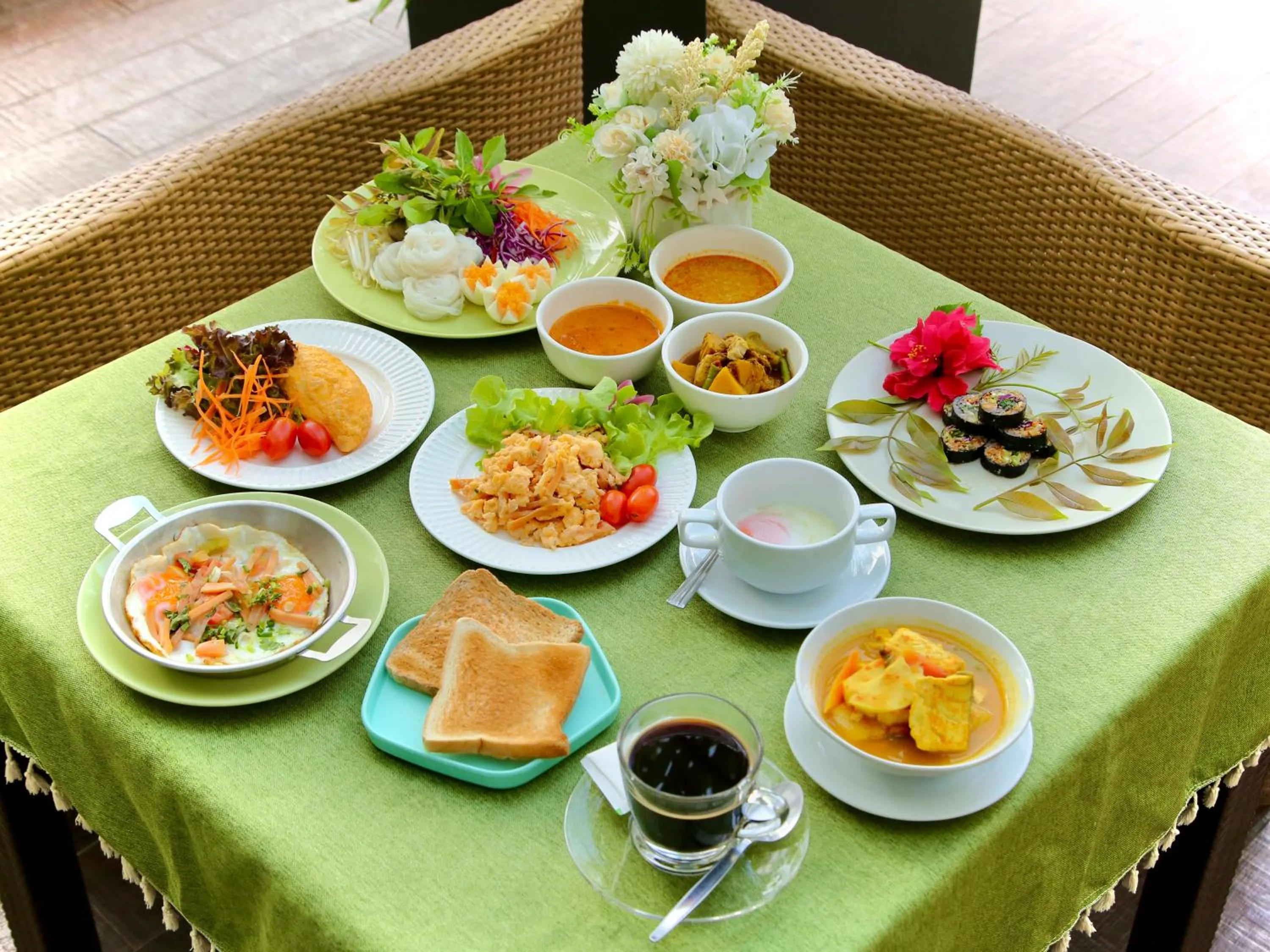Food in A-Te Chumphon Hotel - SHA Plus