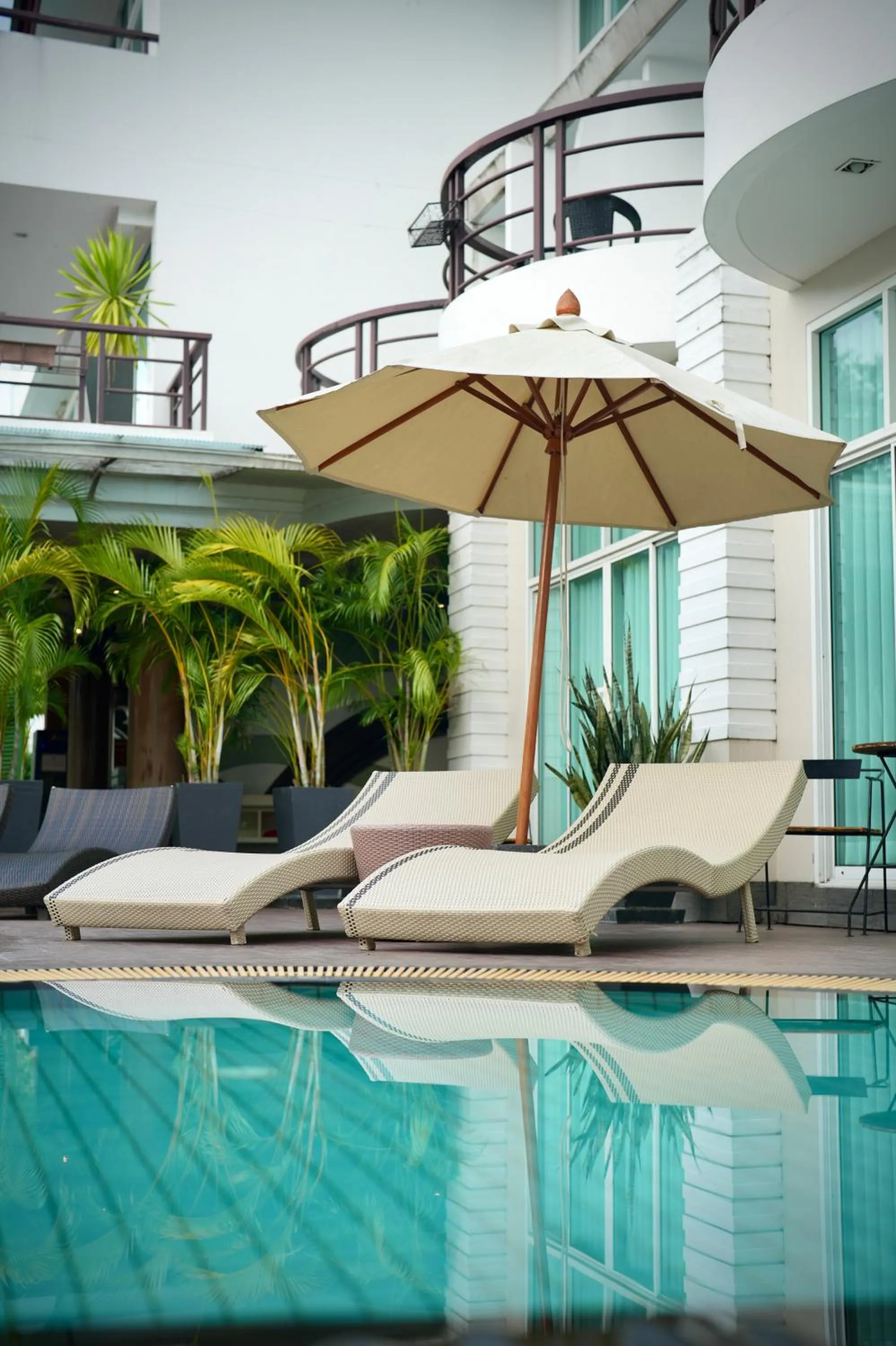 Swimming pool in A-Te Chumphon Hotel - SHA Plus