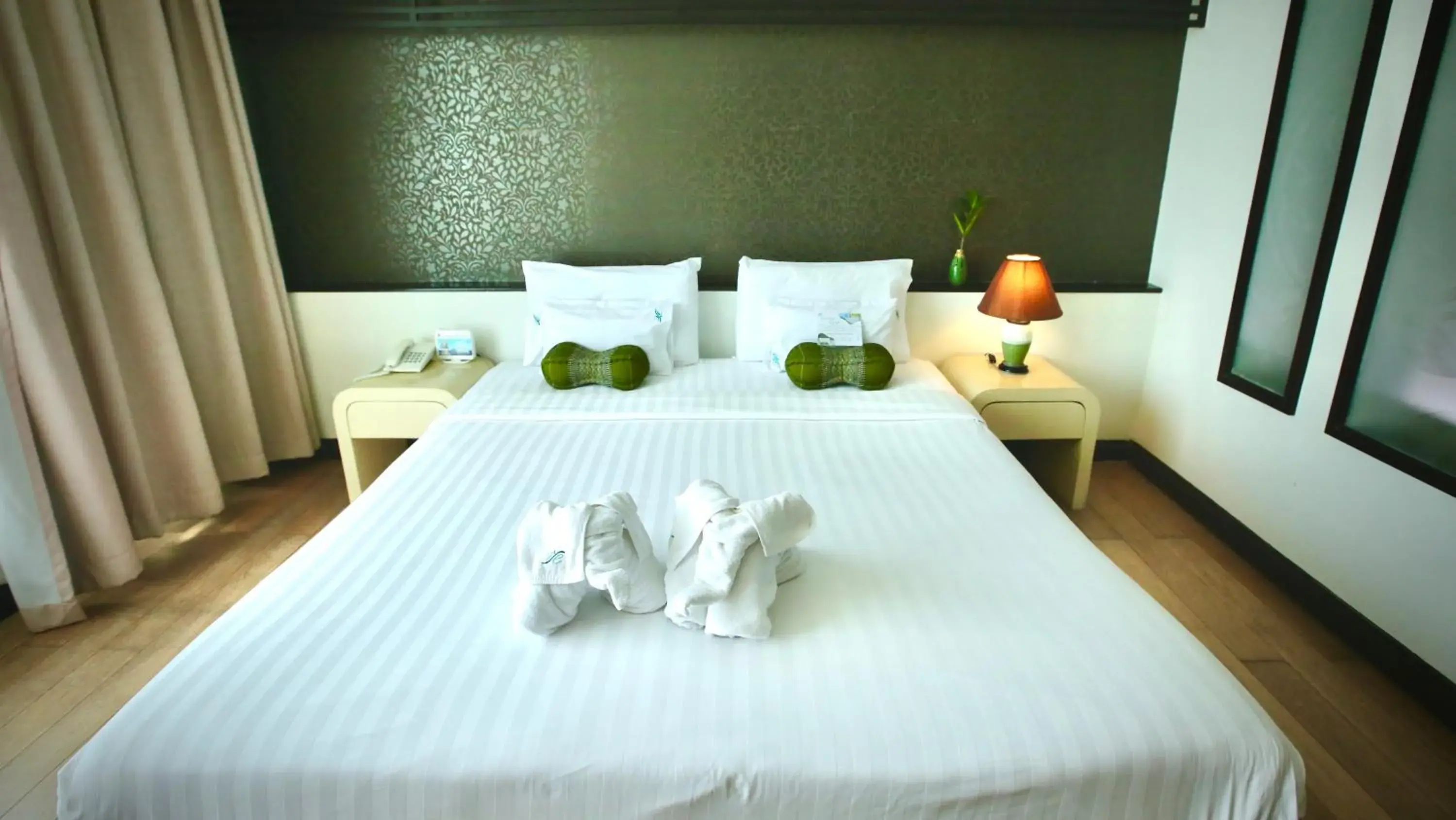 Bed in A-Te Chumphon Hotel - SHA Plus Bed in A-Te Chumphon Hotel - SHA Plus