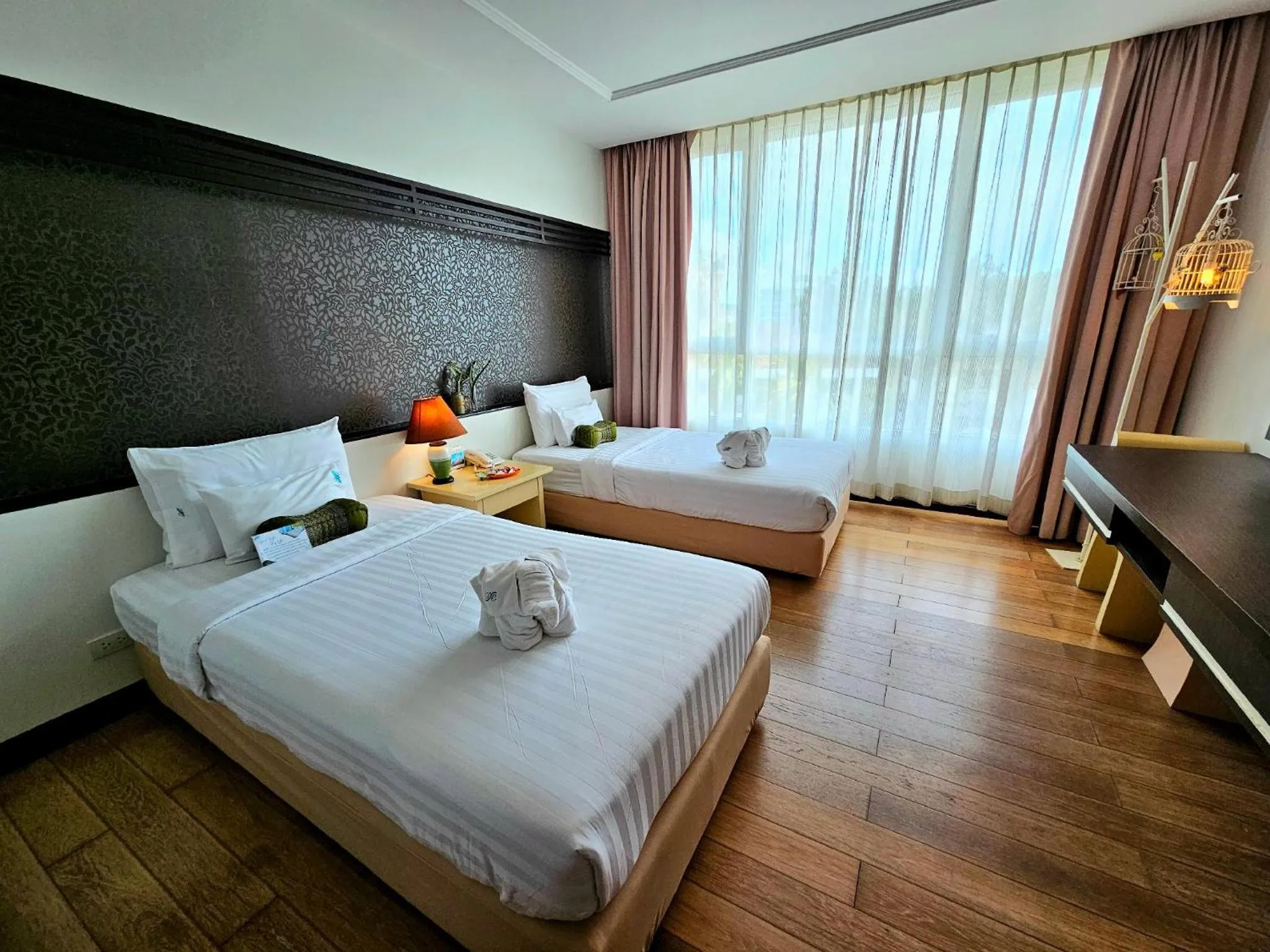 Bed in A-Te Chumphon Hotel - SHA Plus
