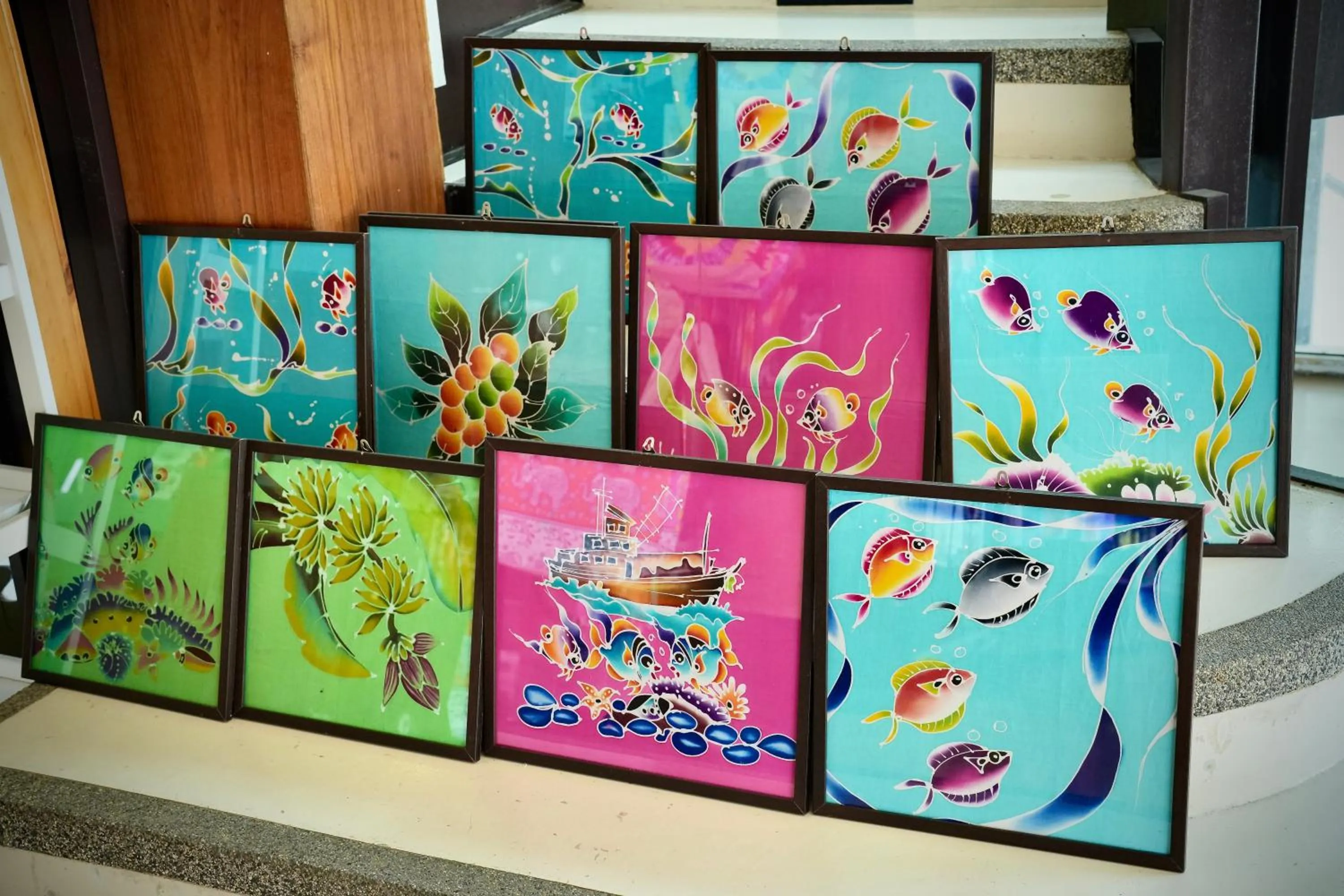 Decorative detail in A-Te Chumphon Hotel - SHA Plus