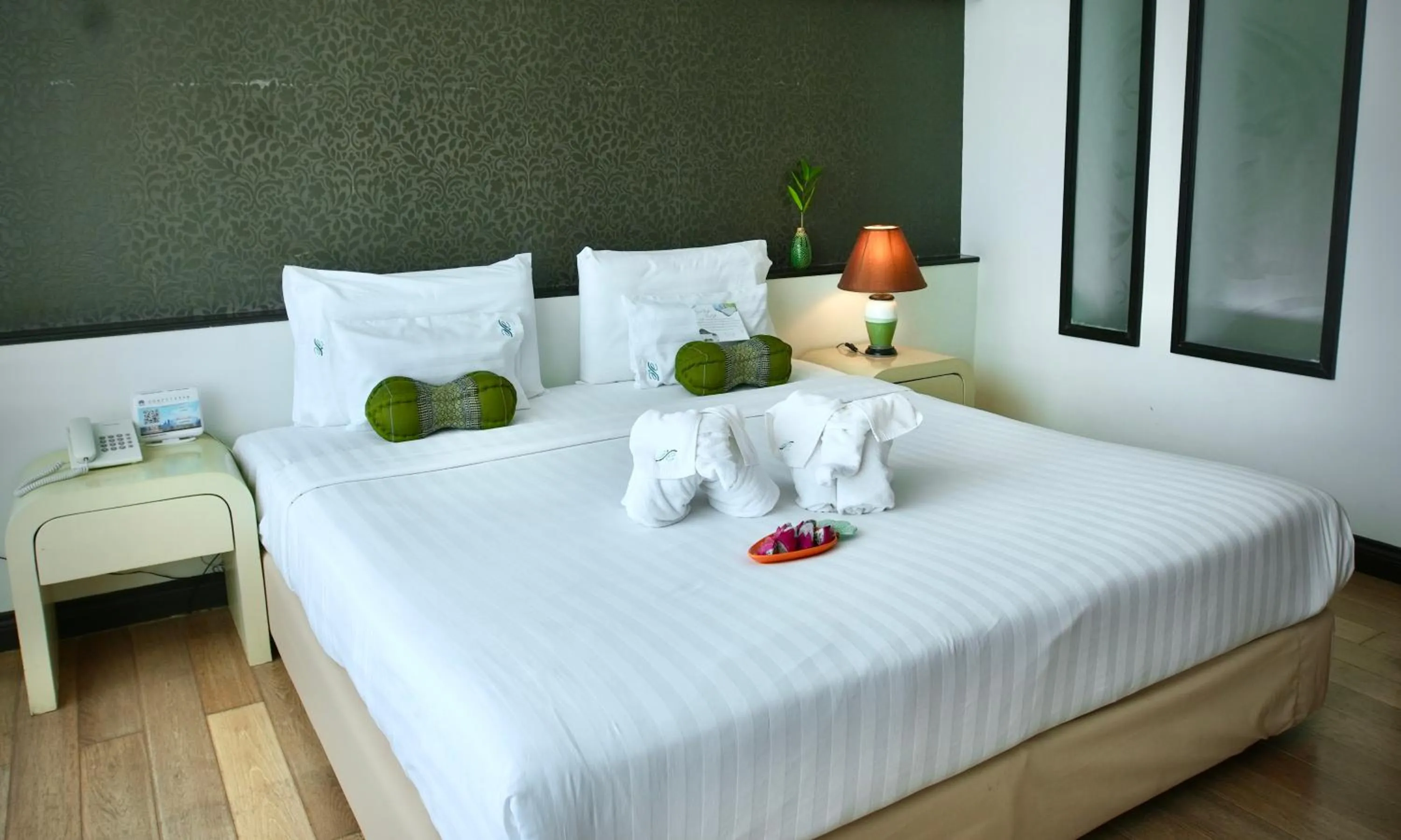 Bed in A-Te Chumphon Hotel - SHA Plus