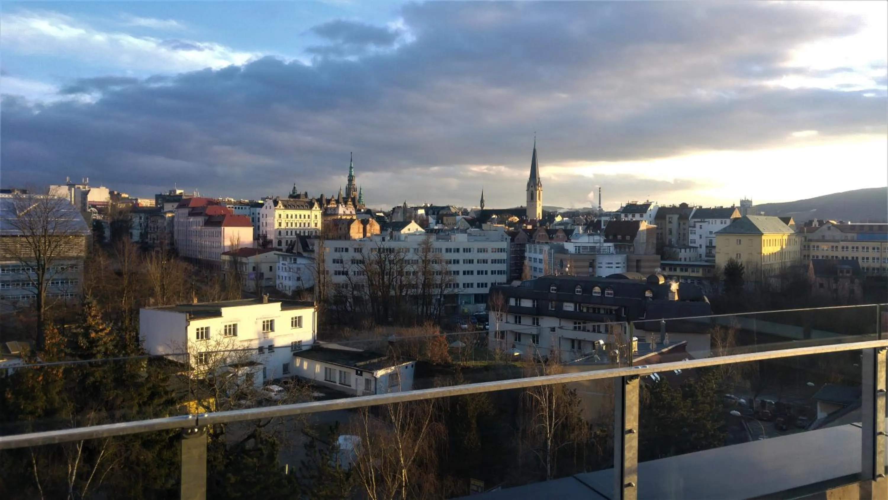 City view in Apartmány Terasy Café