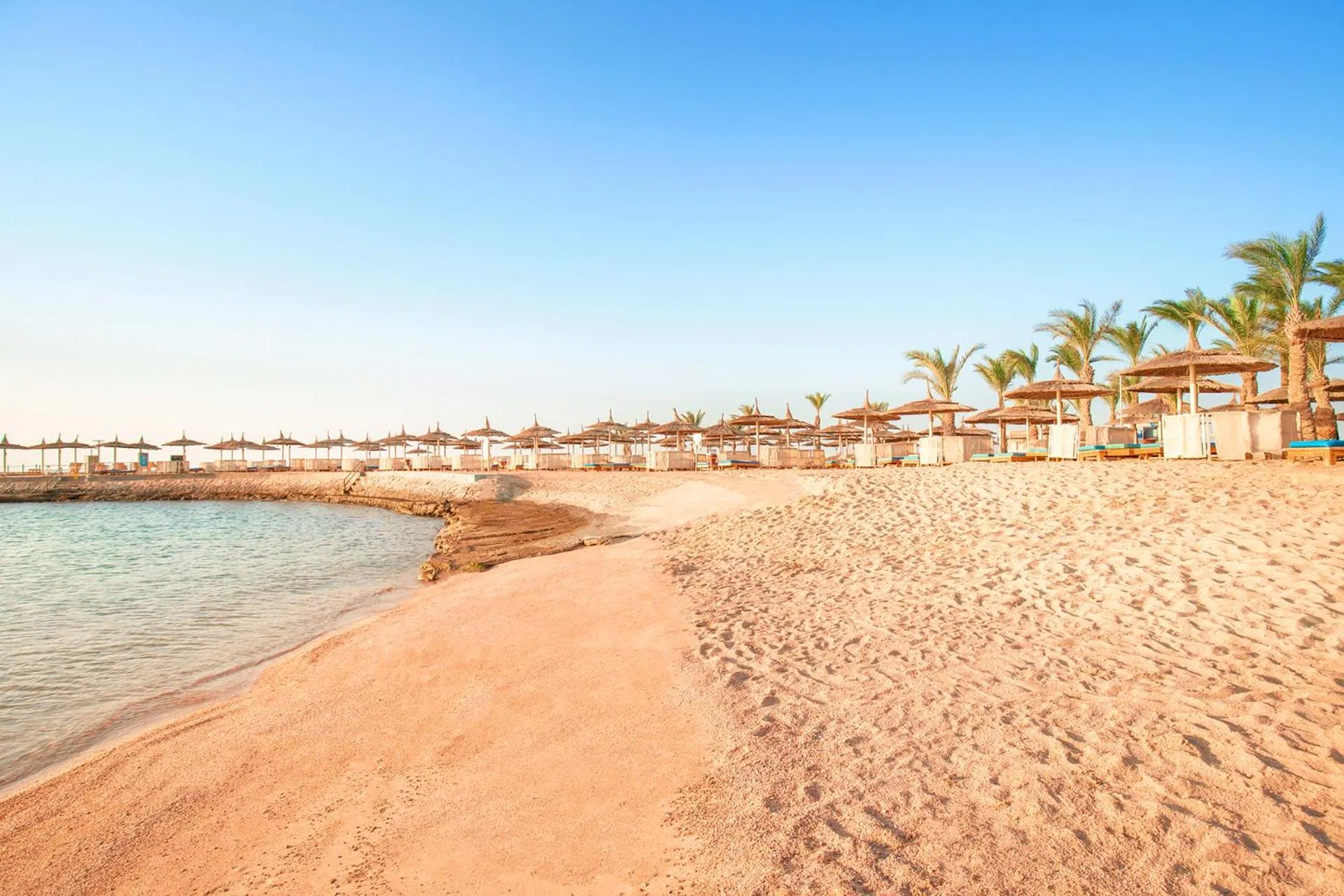 Beach in Pickalbatros Aqua Blu Resort - Hurghada