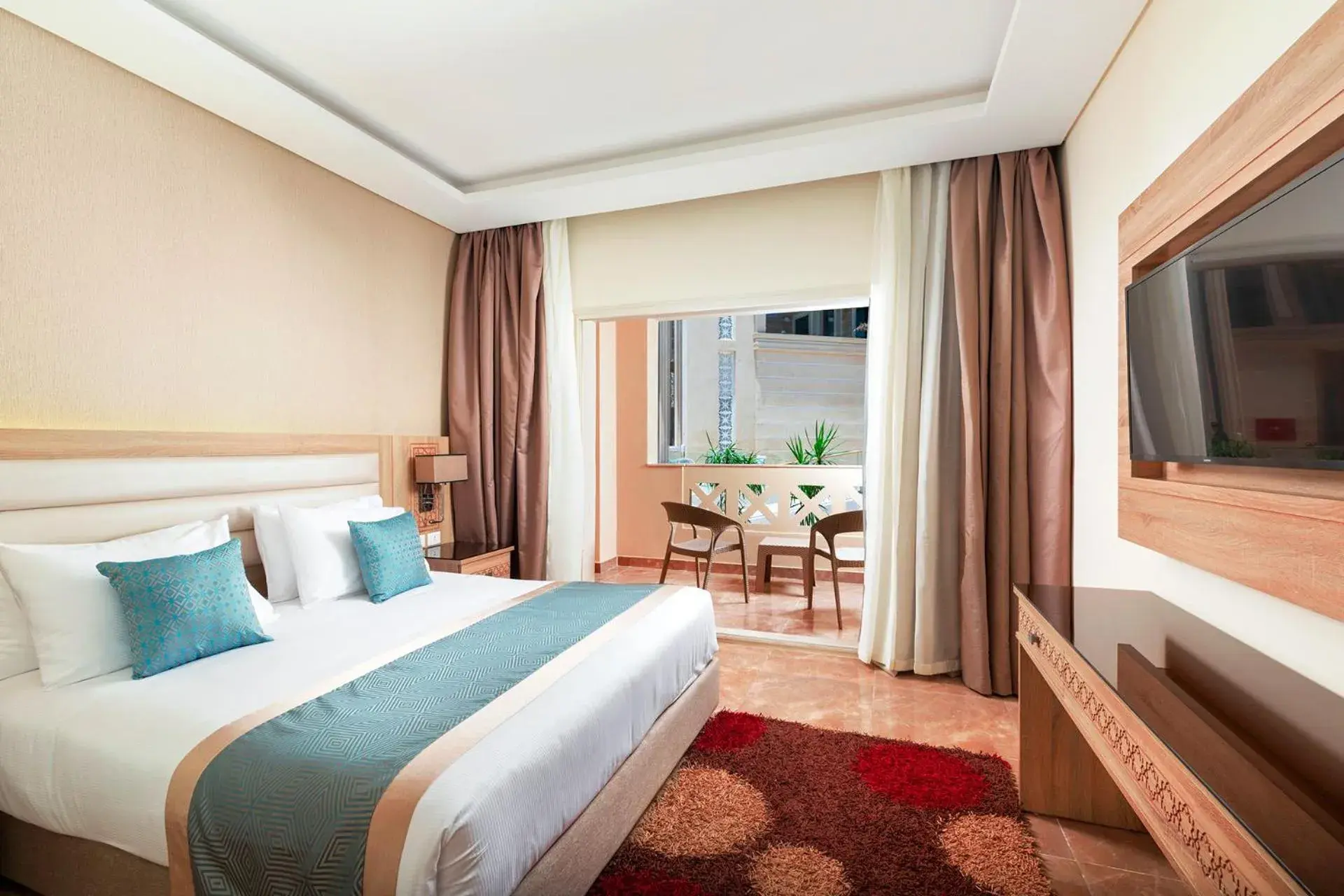 Bed in Pickalbatros Aqua Blu Resort - Hurghada
