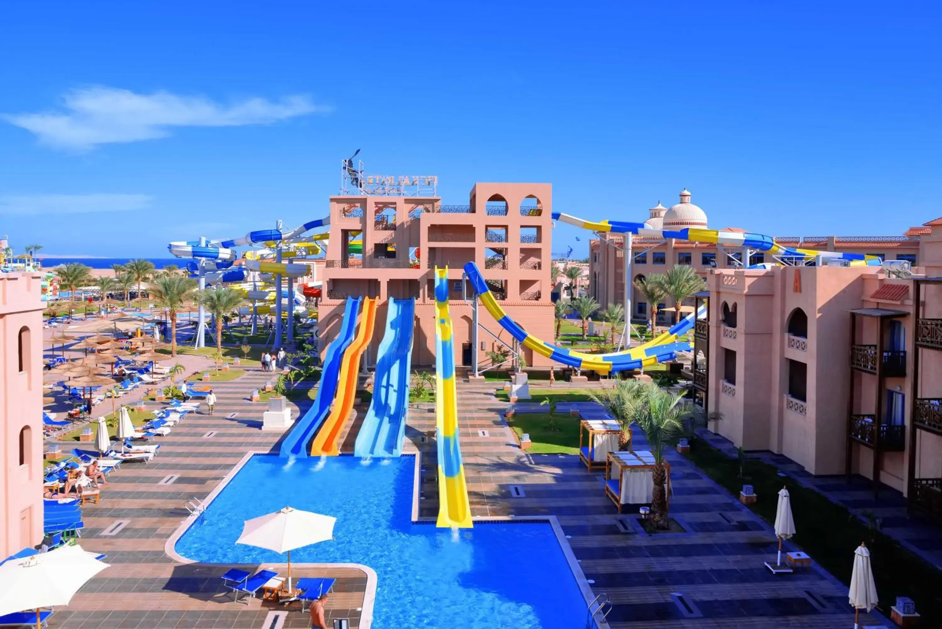 Aqua park, Children's Play Area in Pickalbatros Aqua Blu Resort - Hurghada