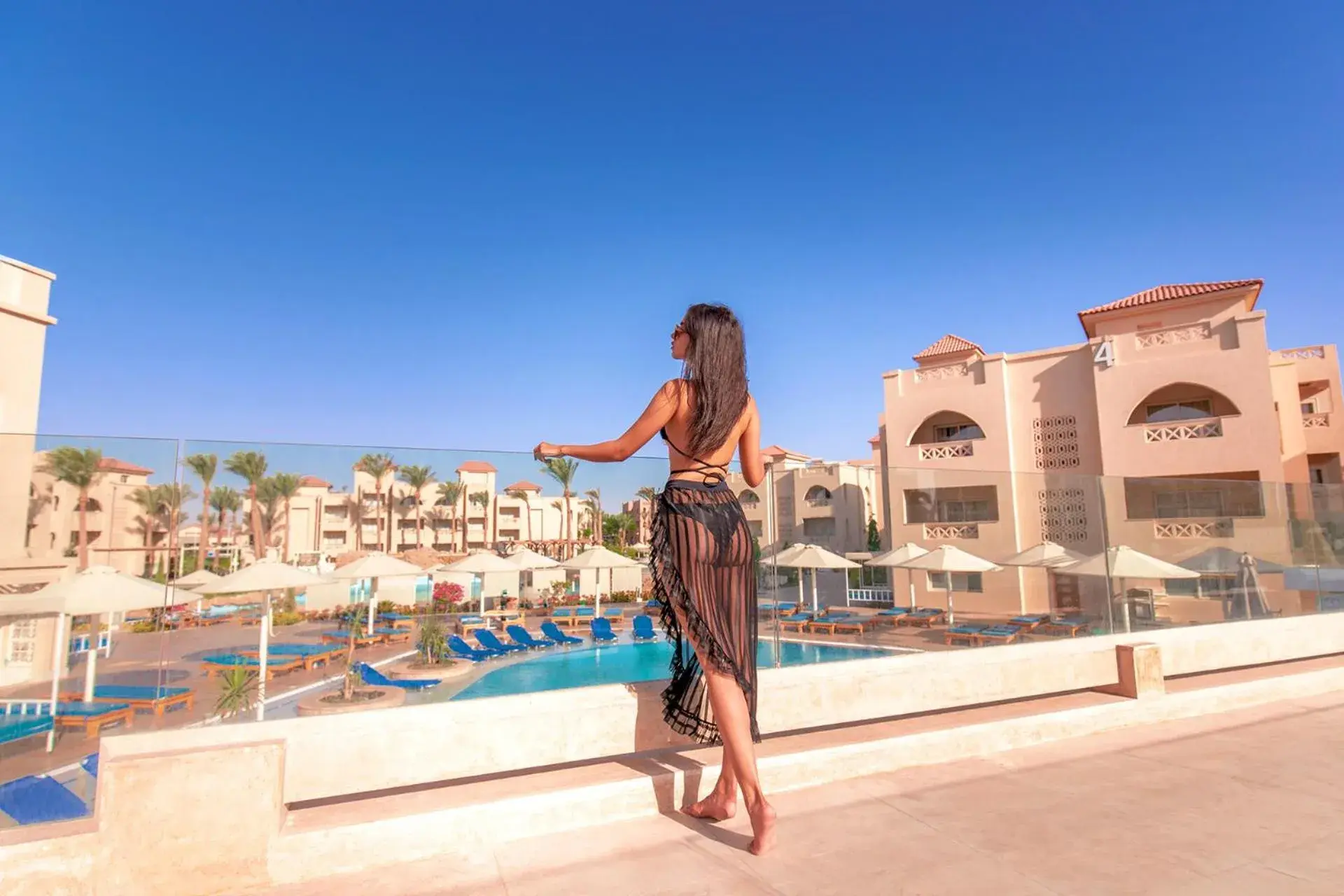 Day in Pickalbatros Aqua Blu Resort - Hurghada