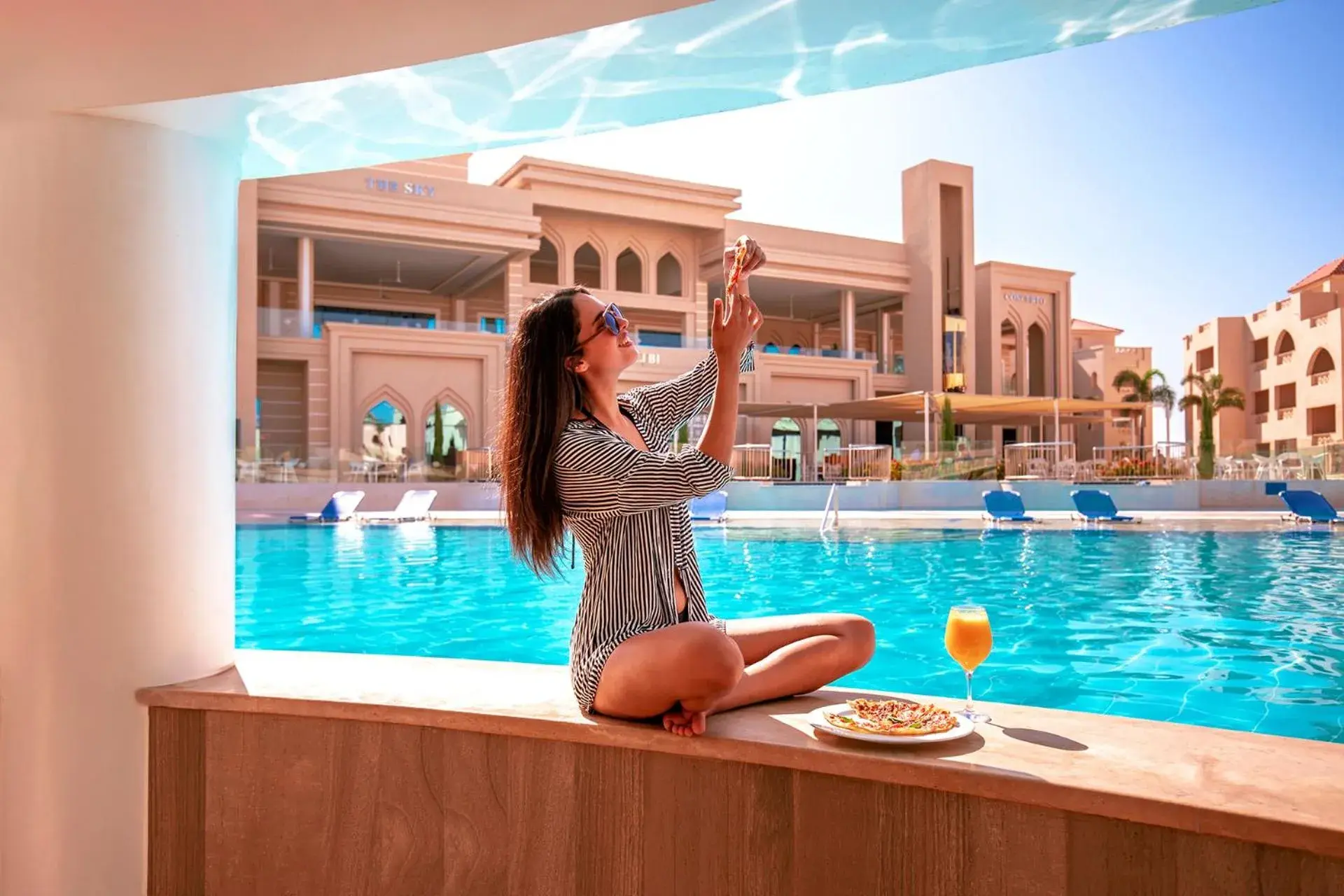 Day, Swimming Pool in Pickalbatros Aqua Blu Resort - Hurghada