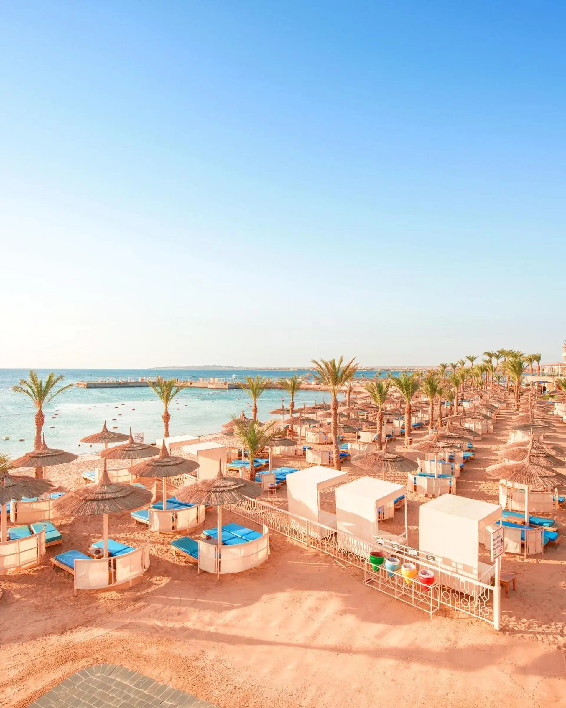 Beach in Pickalbatros Aqua Blu Resort - Hurghada