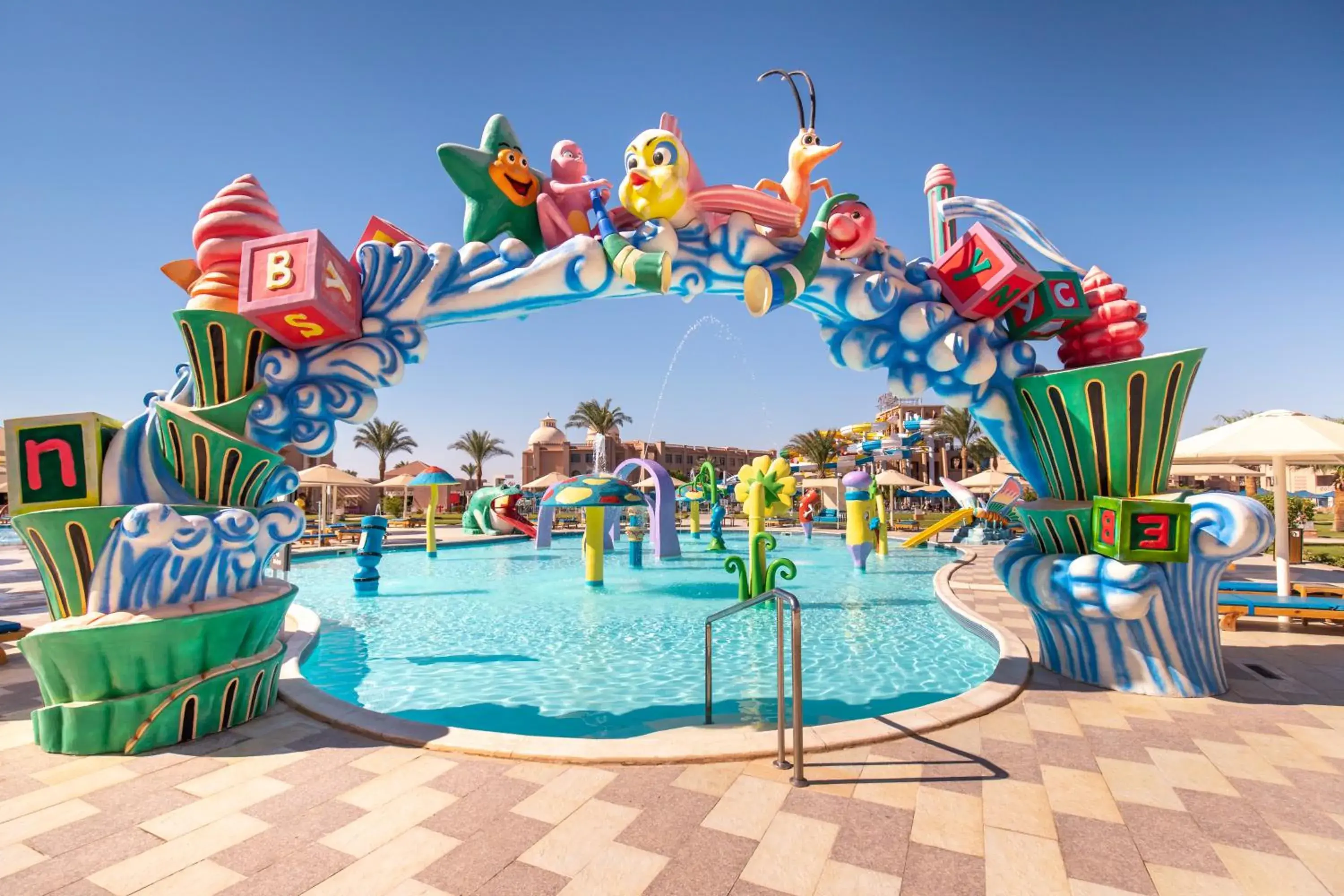 Aqua park, Water Park in Pickalbatros Aqua Blu Resort - Hurghada