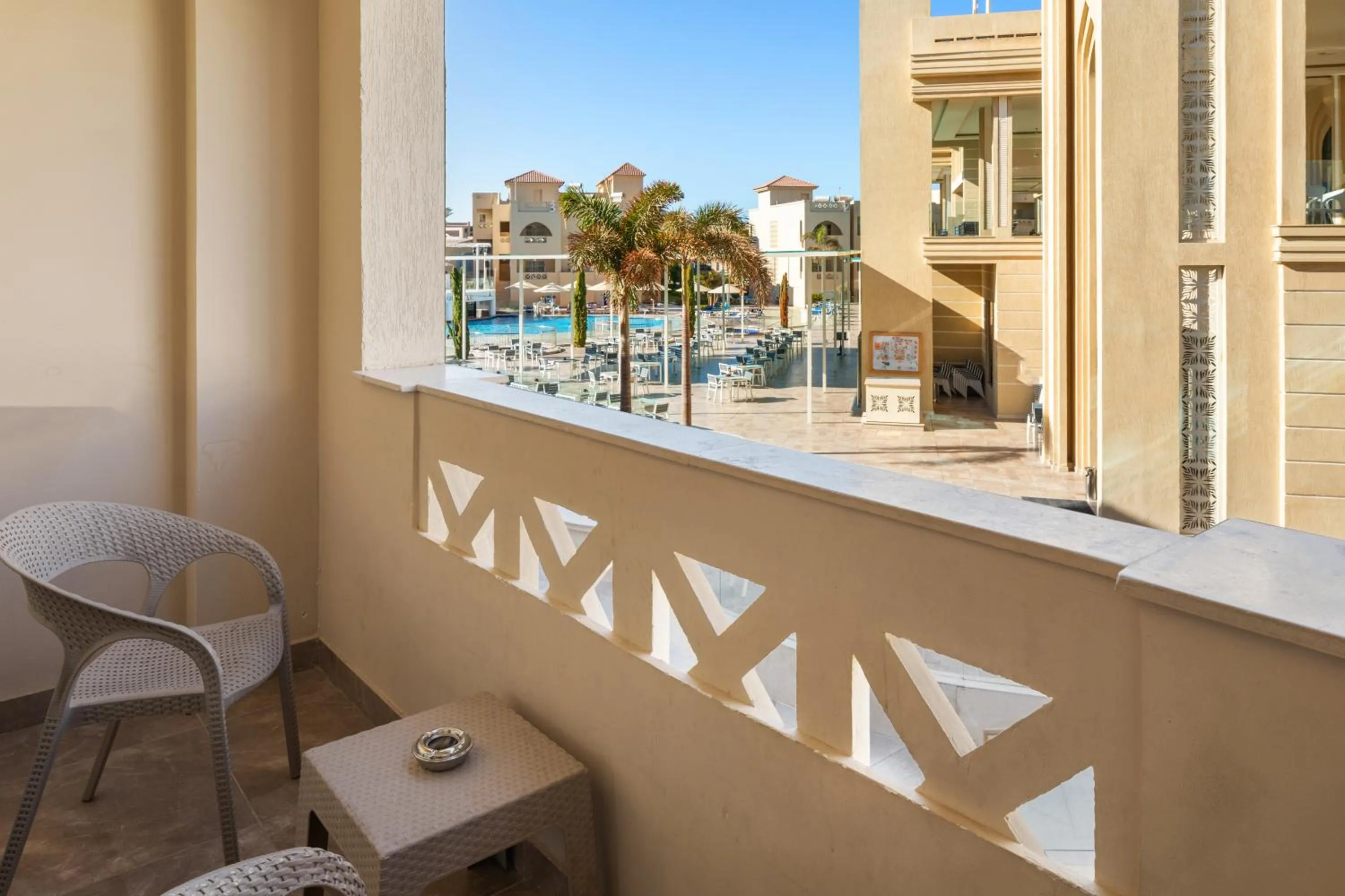 Balcony/Terrace in Pickalbatros Aqua Blu Resort - Hurghada