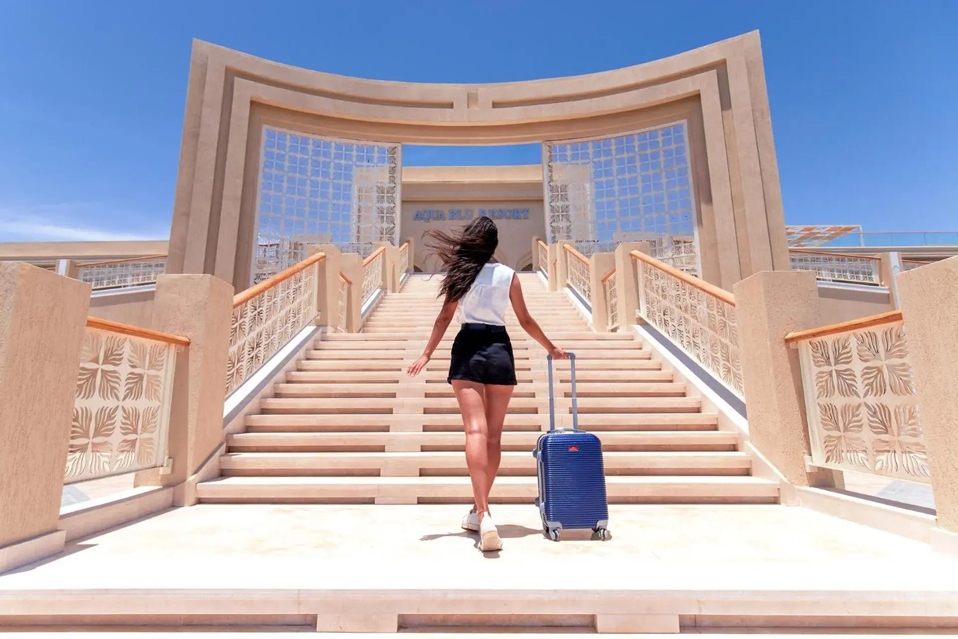 Facade/entrance in Pickalbatros Aqua Blu Resort - Hurghada