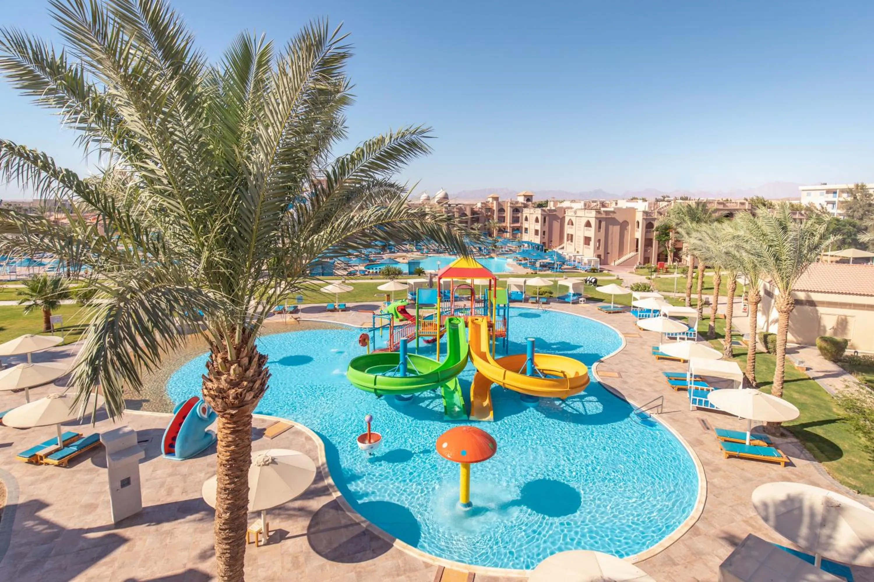 Aqua park in Pickalbatros Aqua Blu Resort - Hurghada