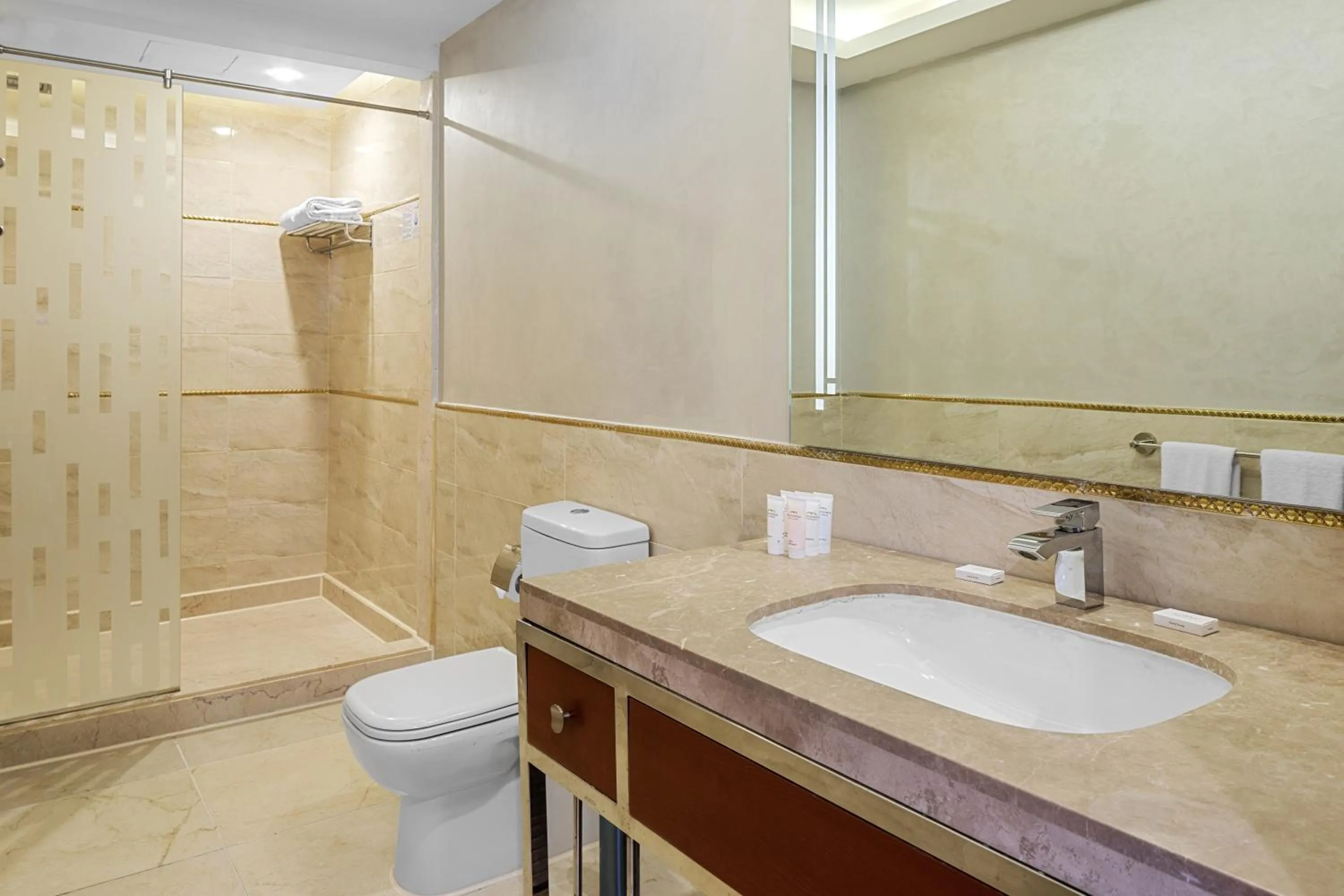 Shower in Pickalbatros Aqua Blu Resort - Hurghada