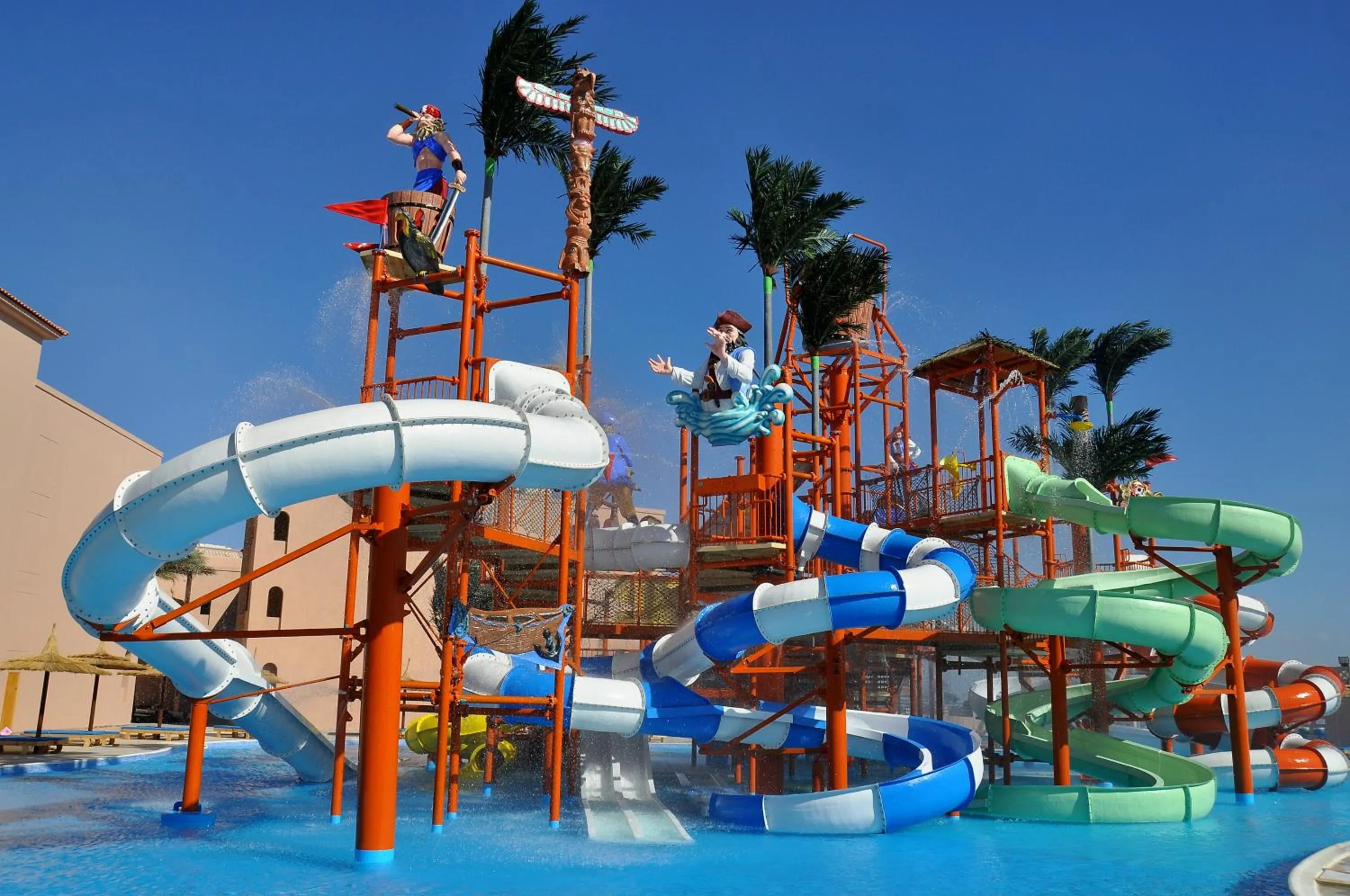 Aqua park in Pickalbatros Aqua Blu Resort - Hurghada