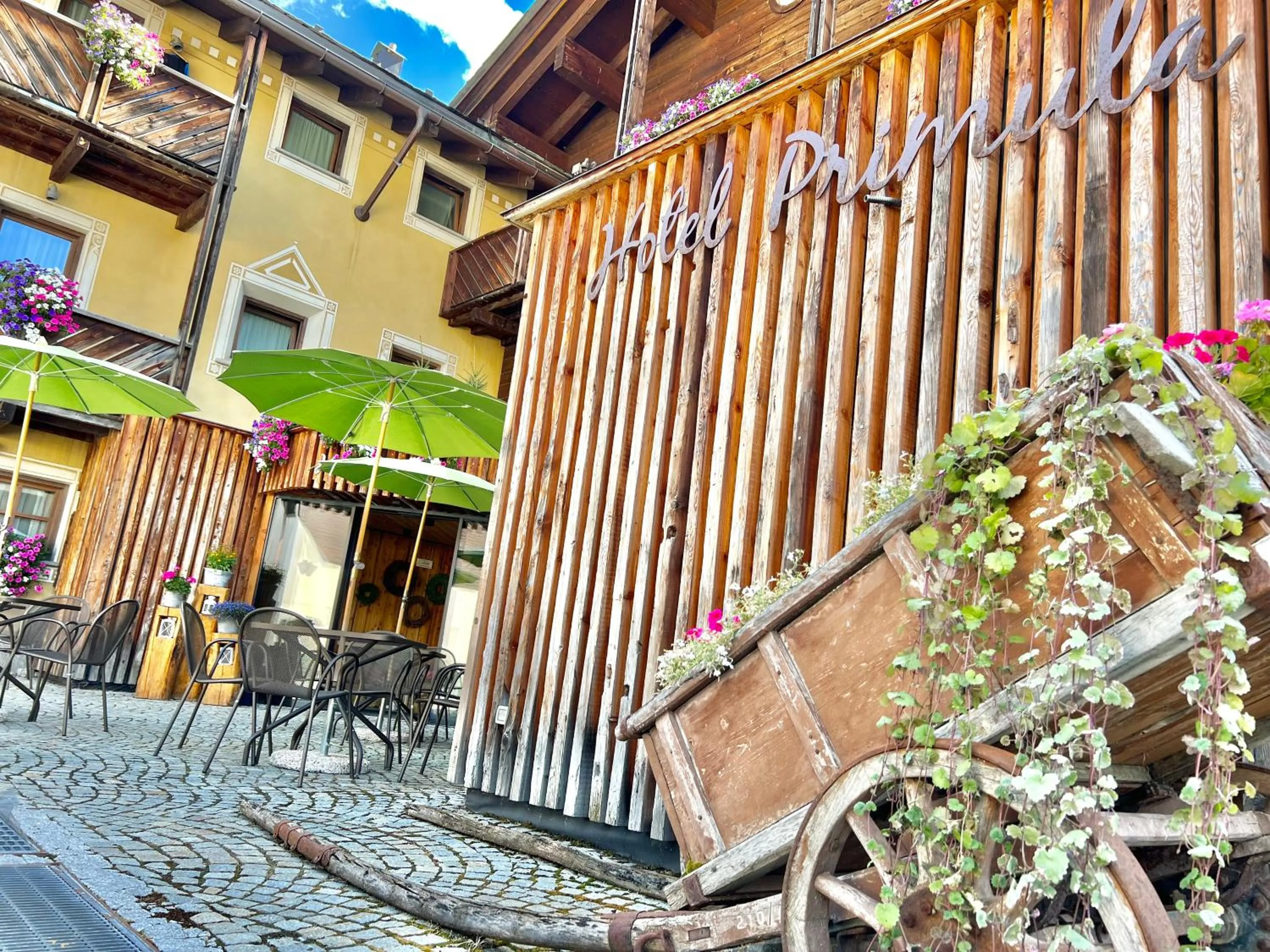 Property building in Hotel Primula