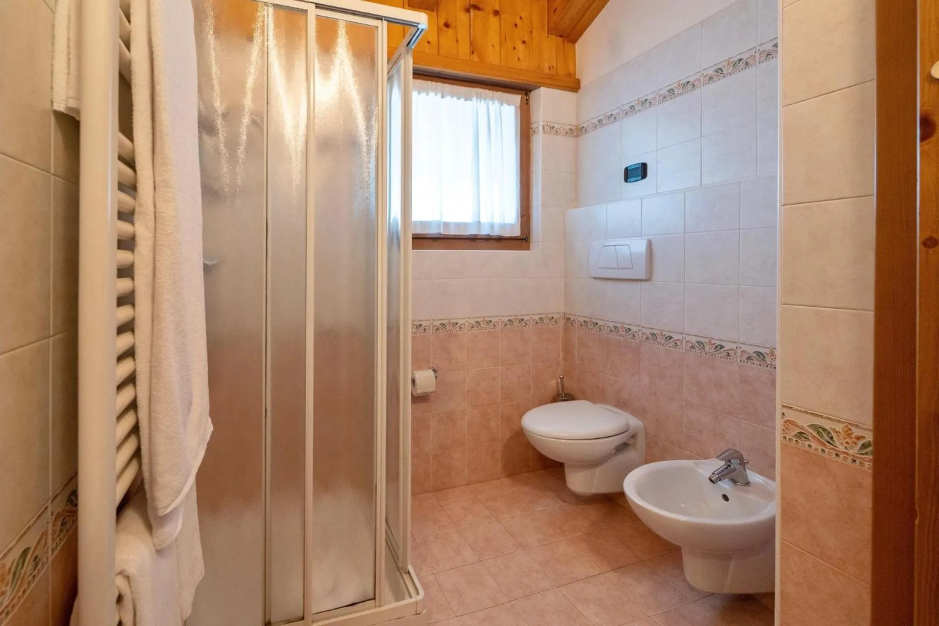 Shower in Hotel Primula