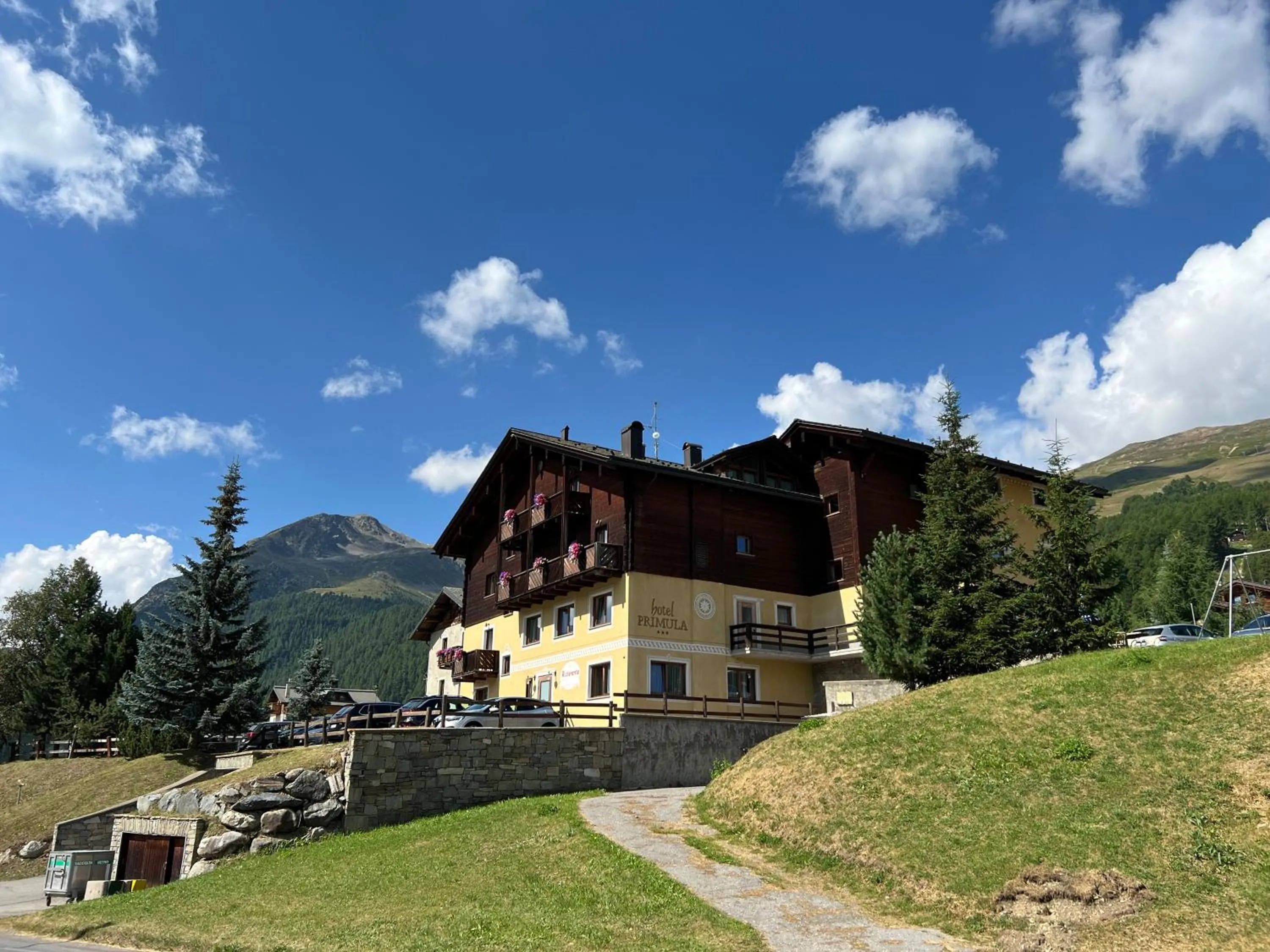 Property building in Hotel Primula