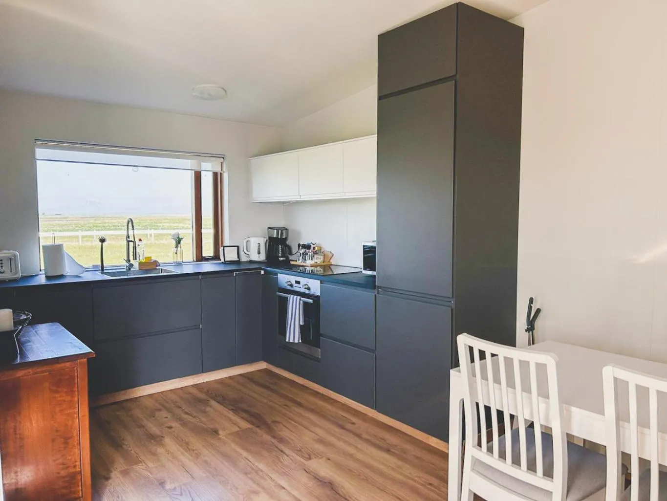 Kitchen or kitchenette in Ármót Guesthouse