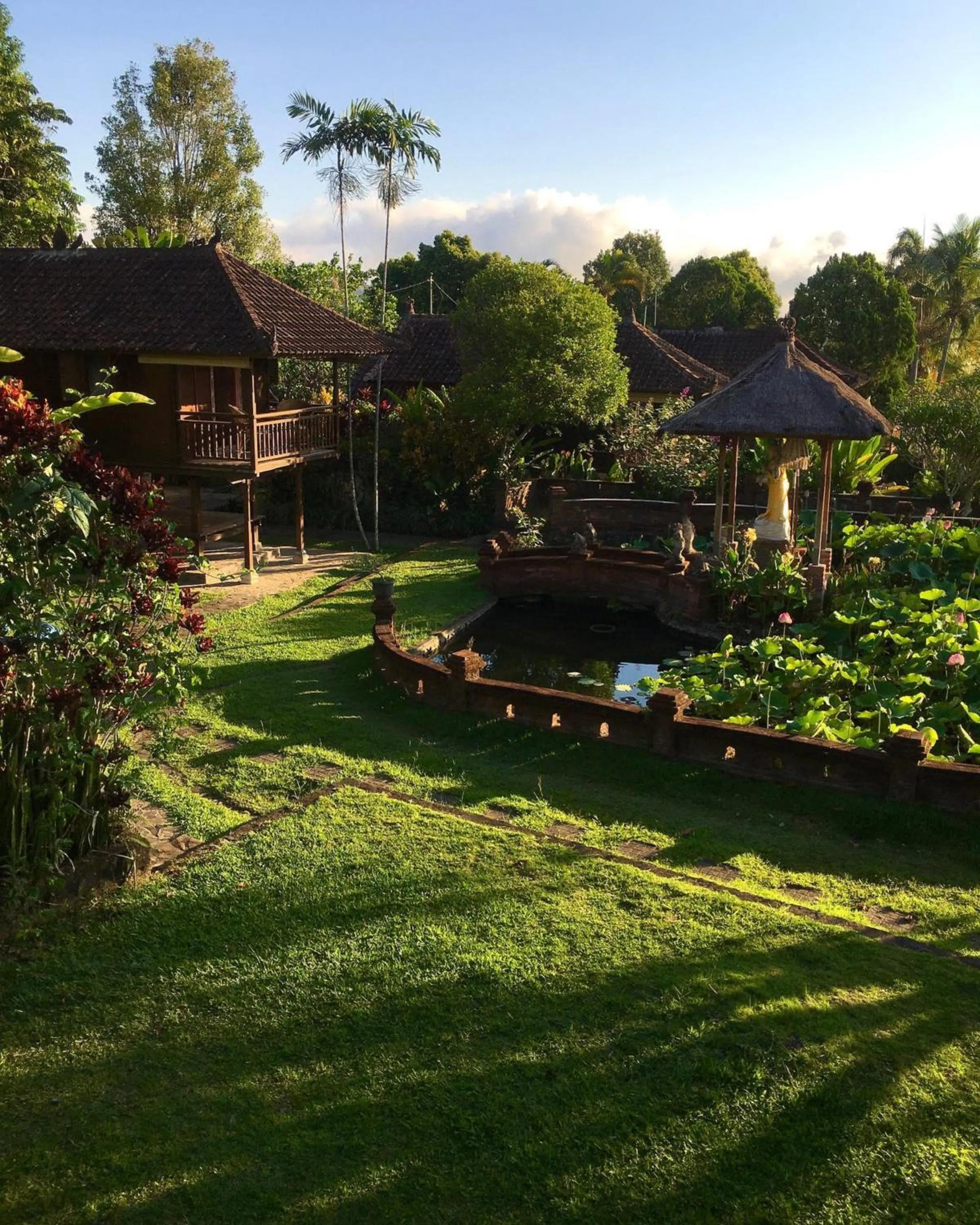 Garden in Puri Lumbung Cottages Restaurant & Spa Munduk