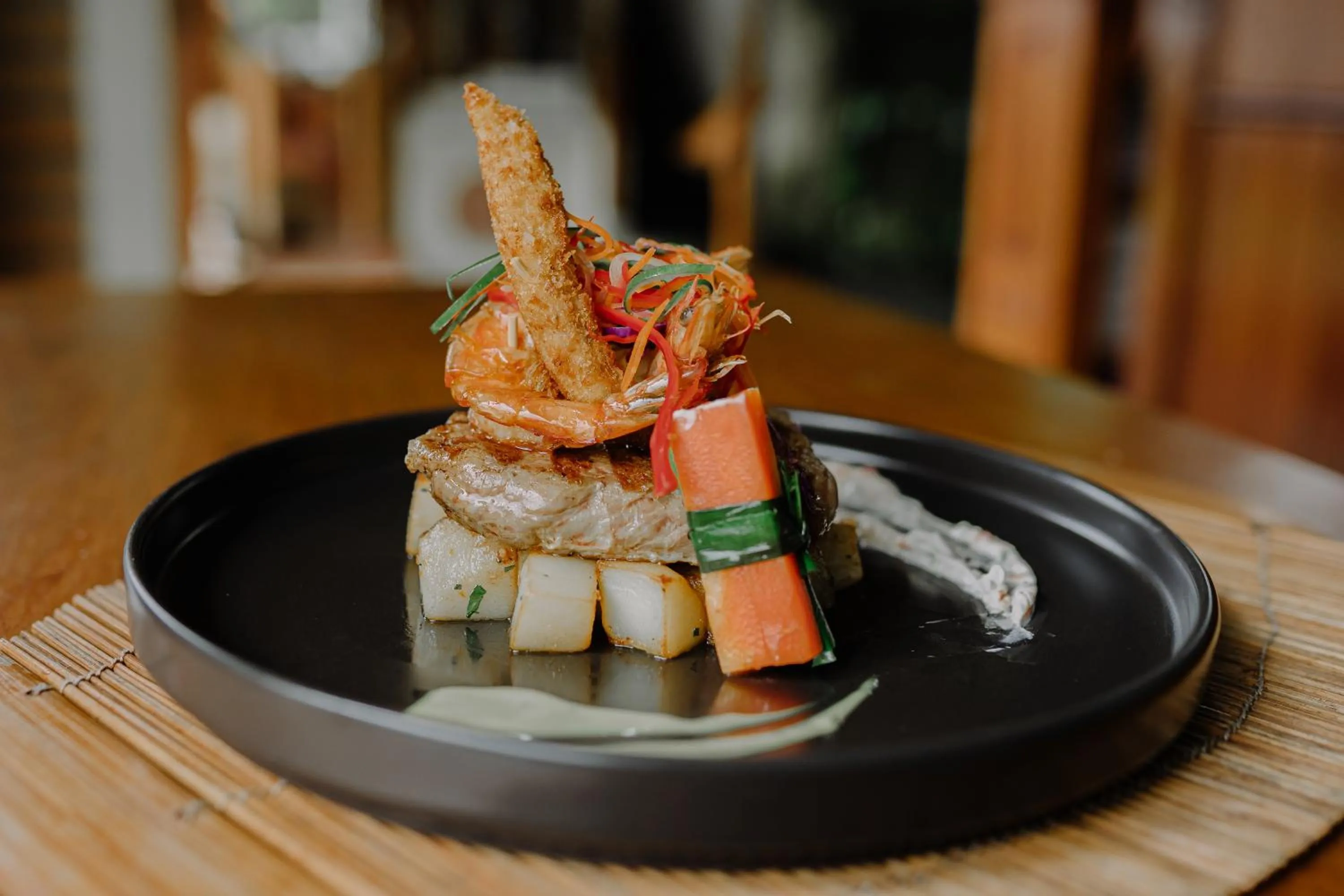 Food and drinks in Puri Lumbung Cottages Restaurant & Spa Munduk