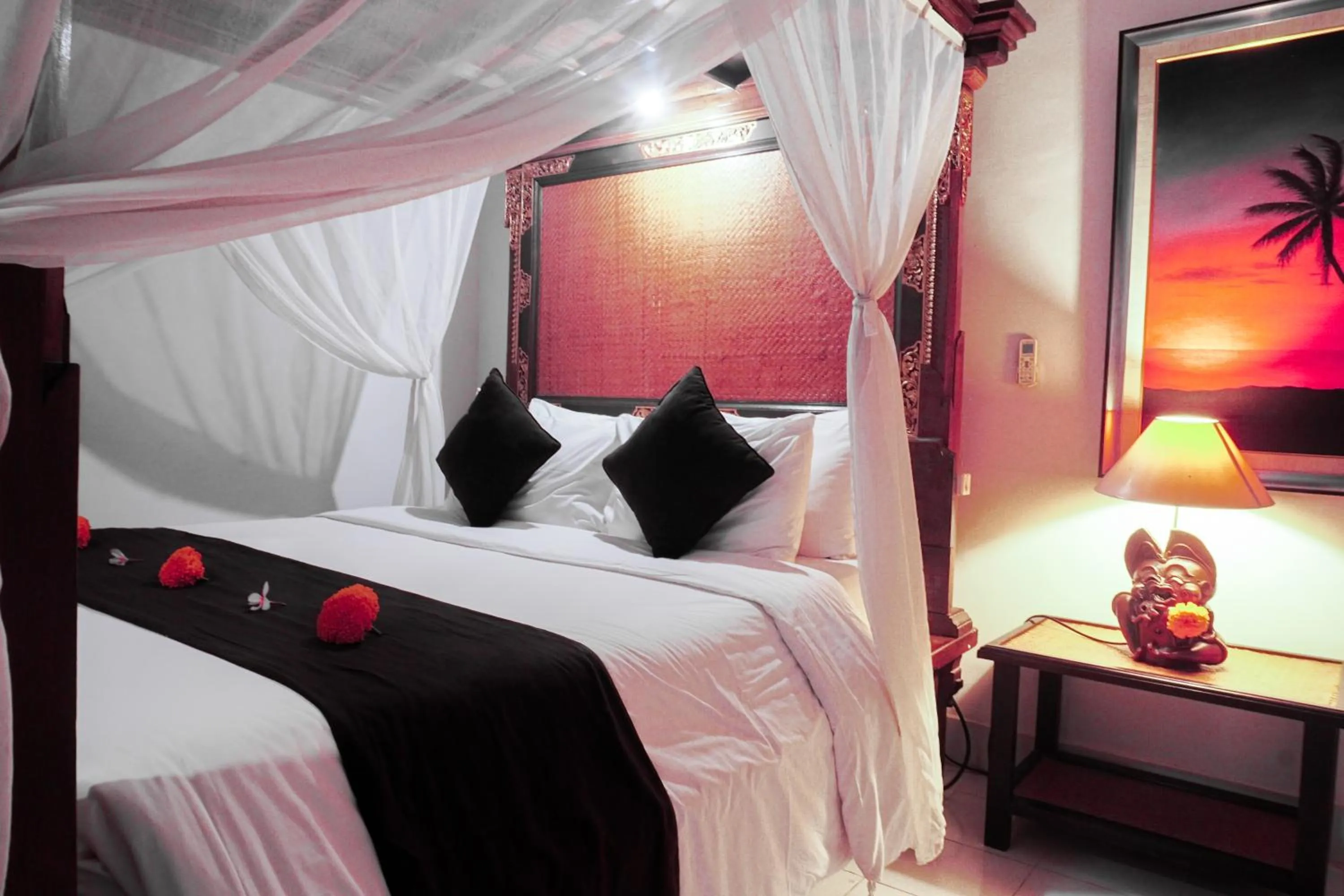 Bed in Garden View Ubud