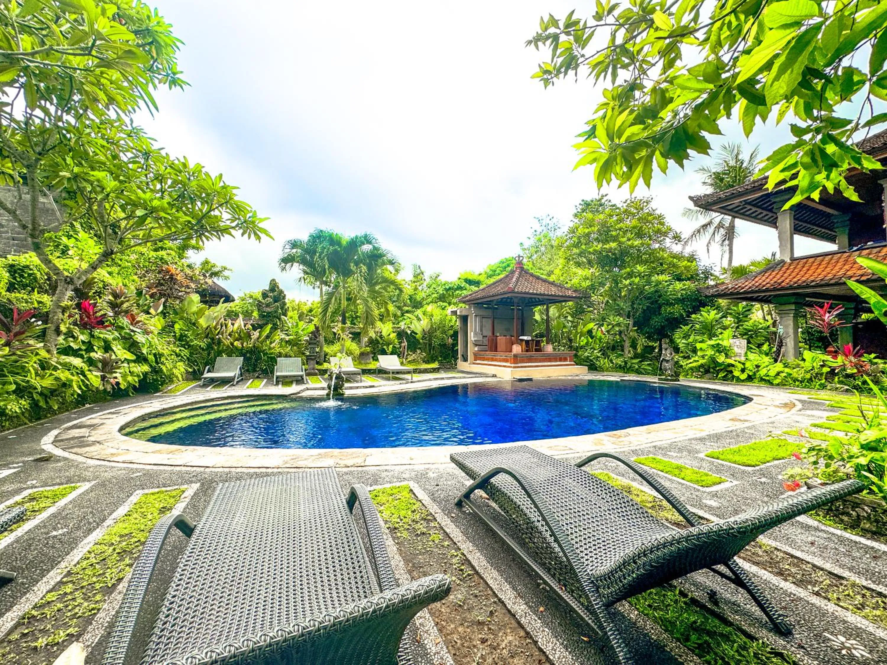sunbed in Garden View Ubud