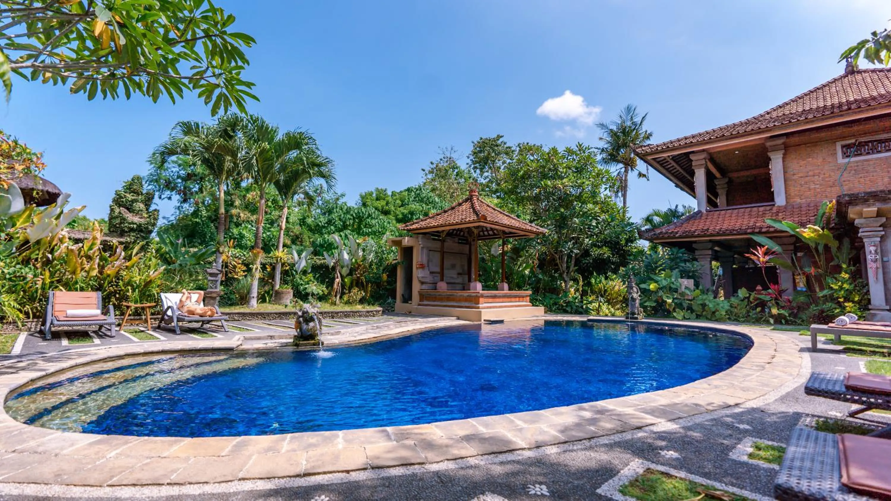 Swimming pool in Garden View Ubud