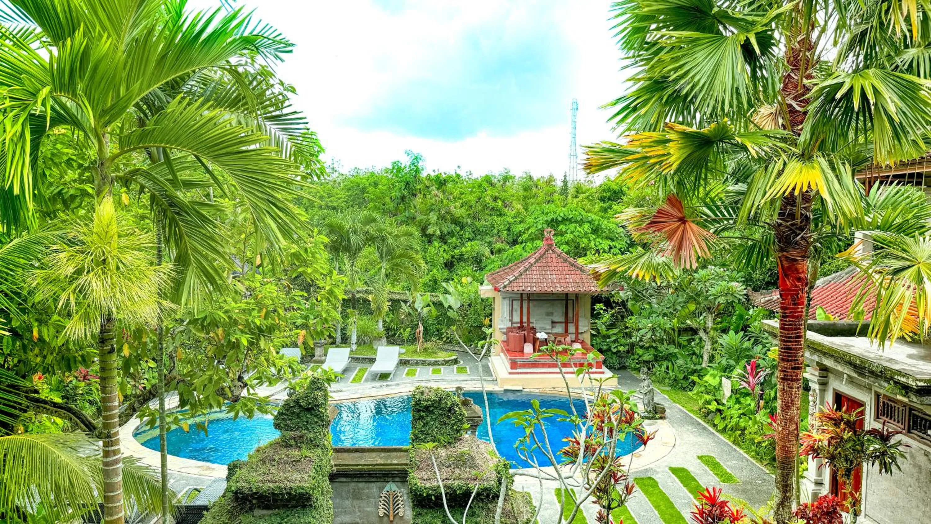 Swimming pool in Garden View Ubud