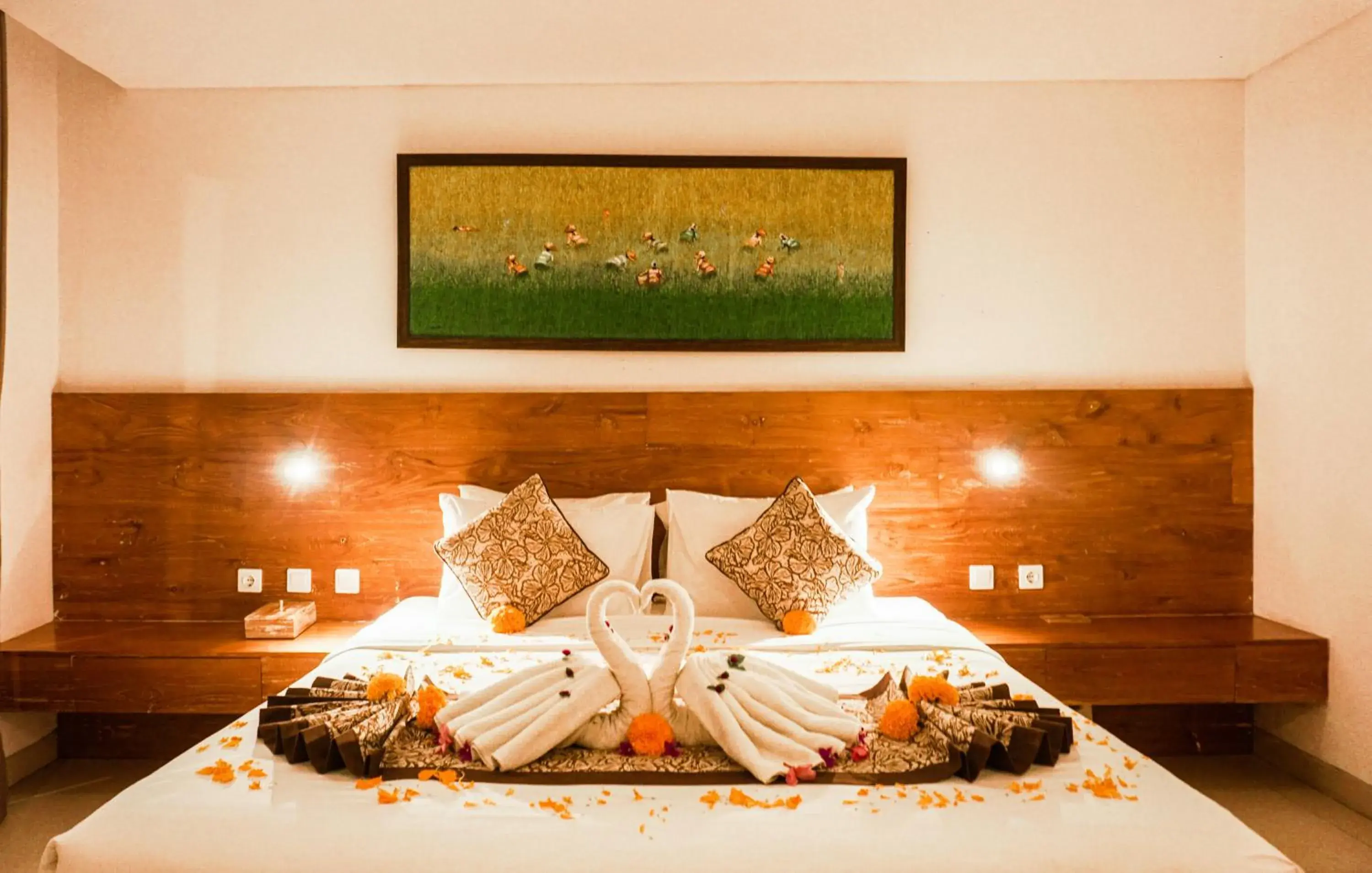 Bed in Garden View Ubud Bed in Garden View Ubud