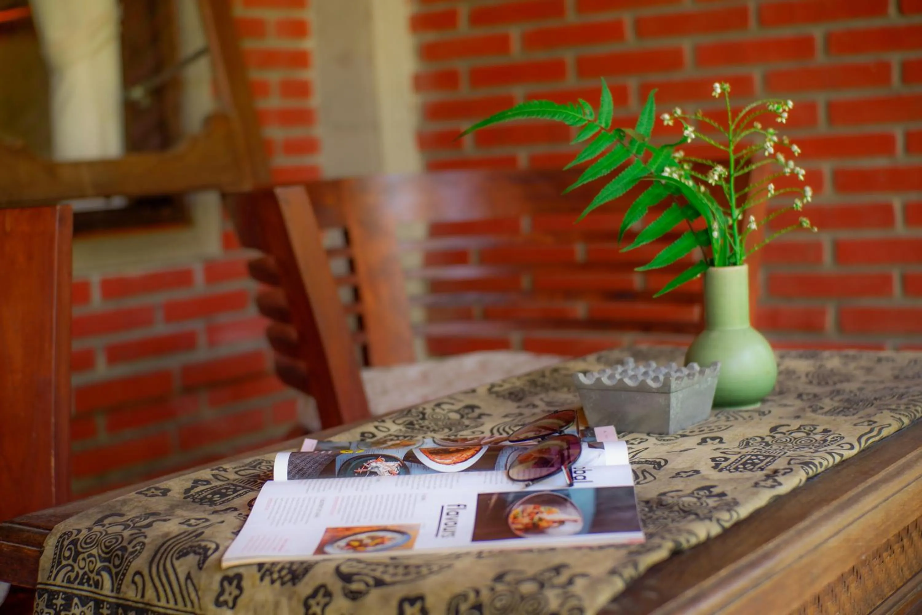 Seating area in Garden View Ubud