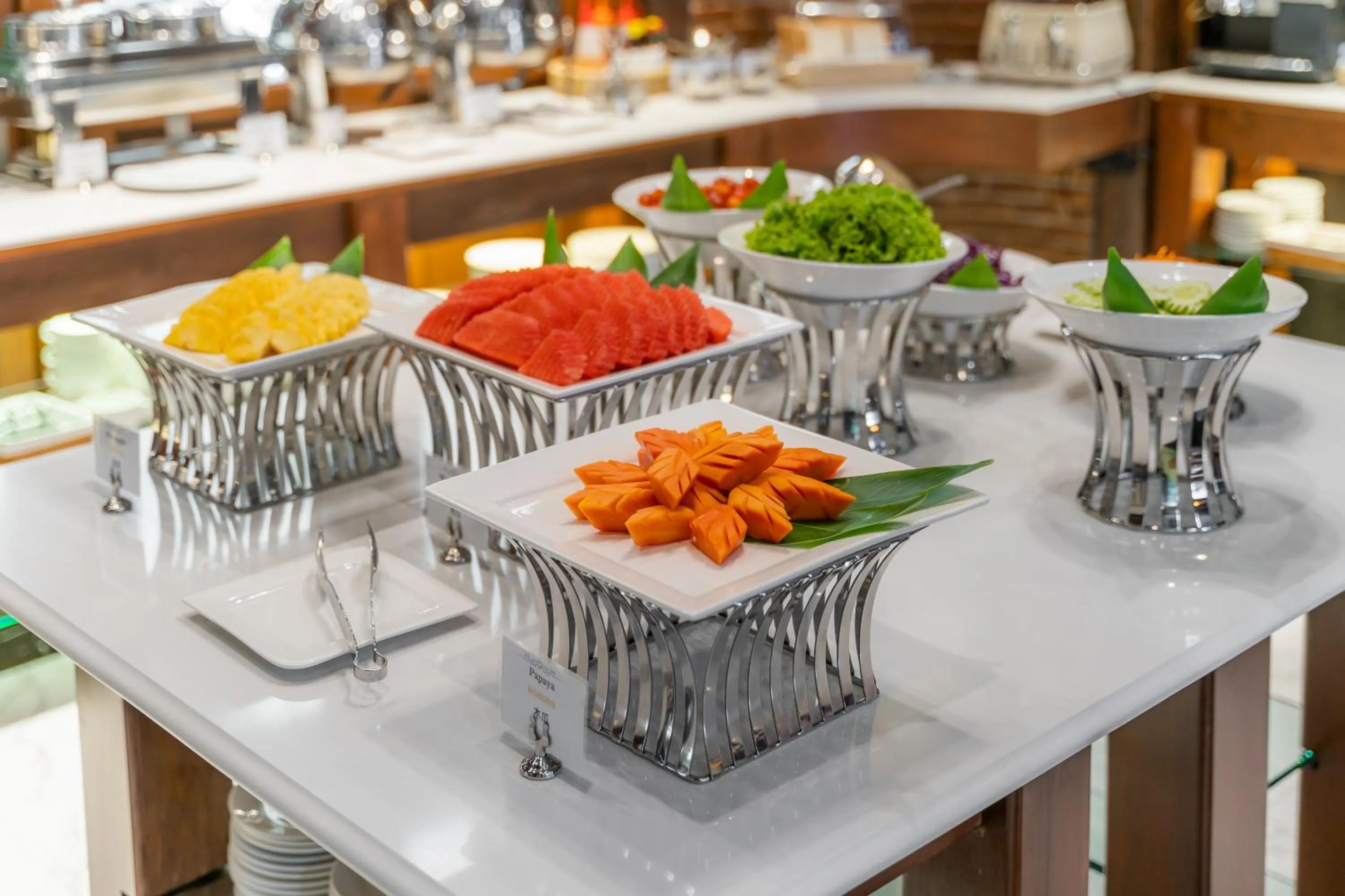 Food and drinks in True Siam Phayathai Hotel