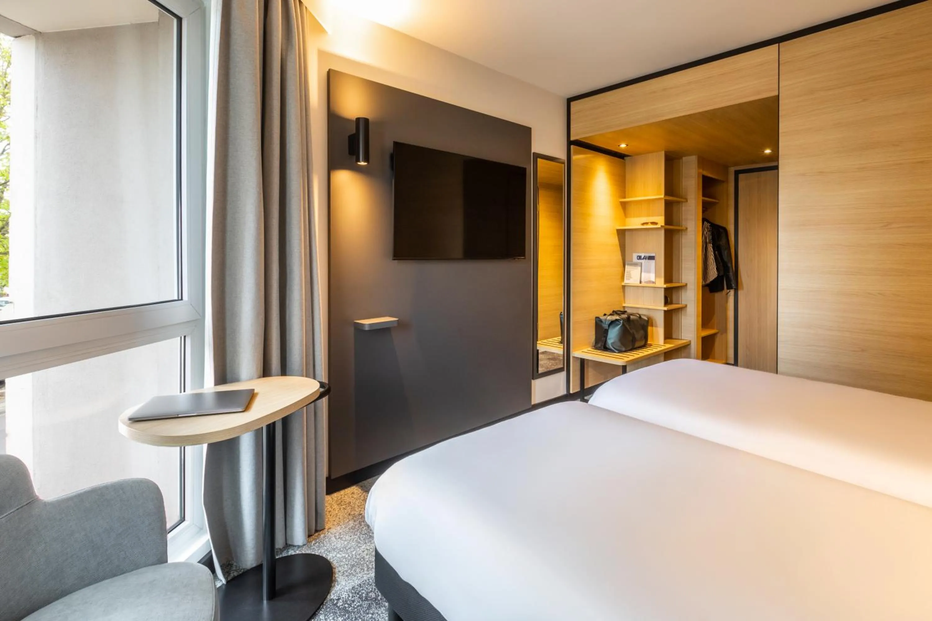 Bed in ibis Nancy Centre Stanislas