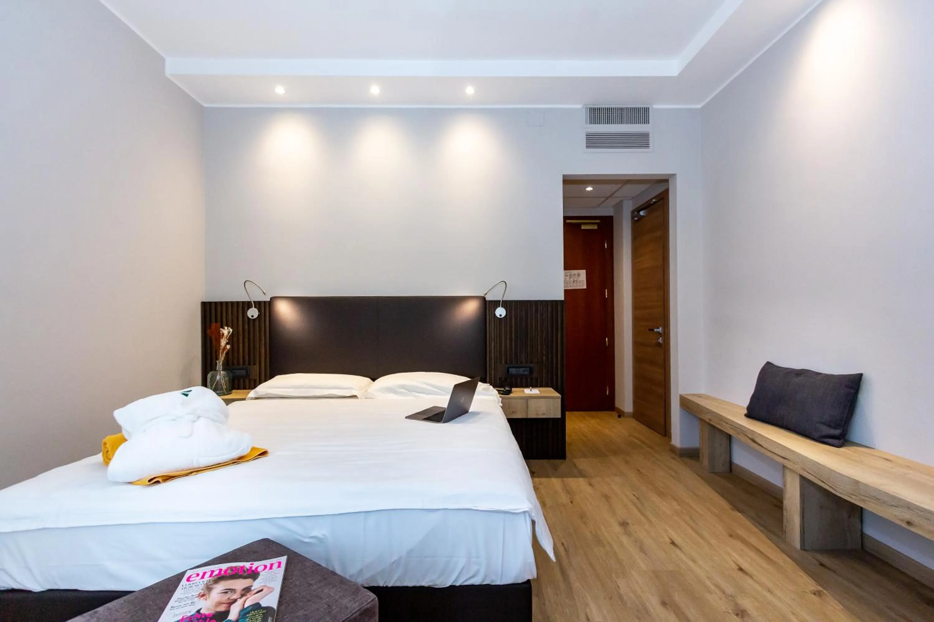 Bed in Hotel Terme Leonardo