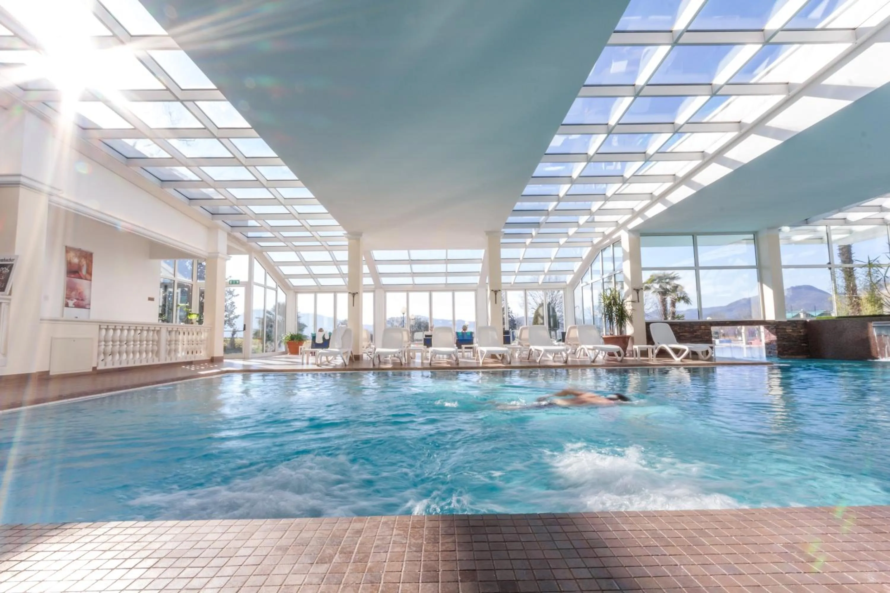 Garden view in Hotel Terme Leonardo