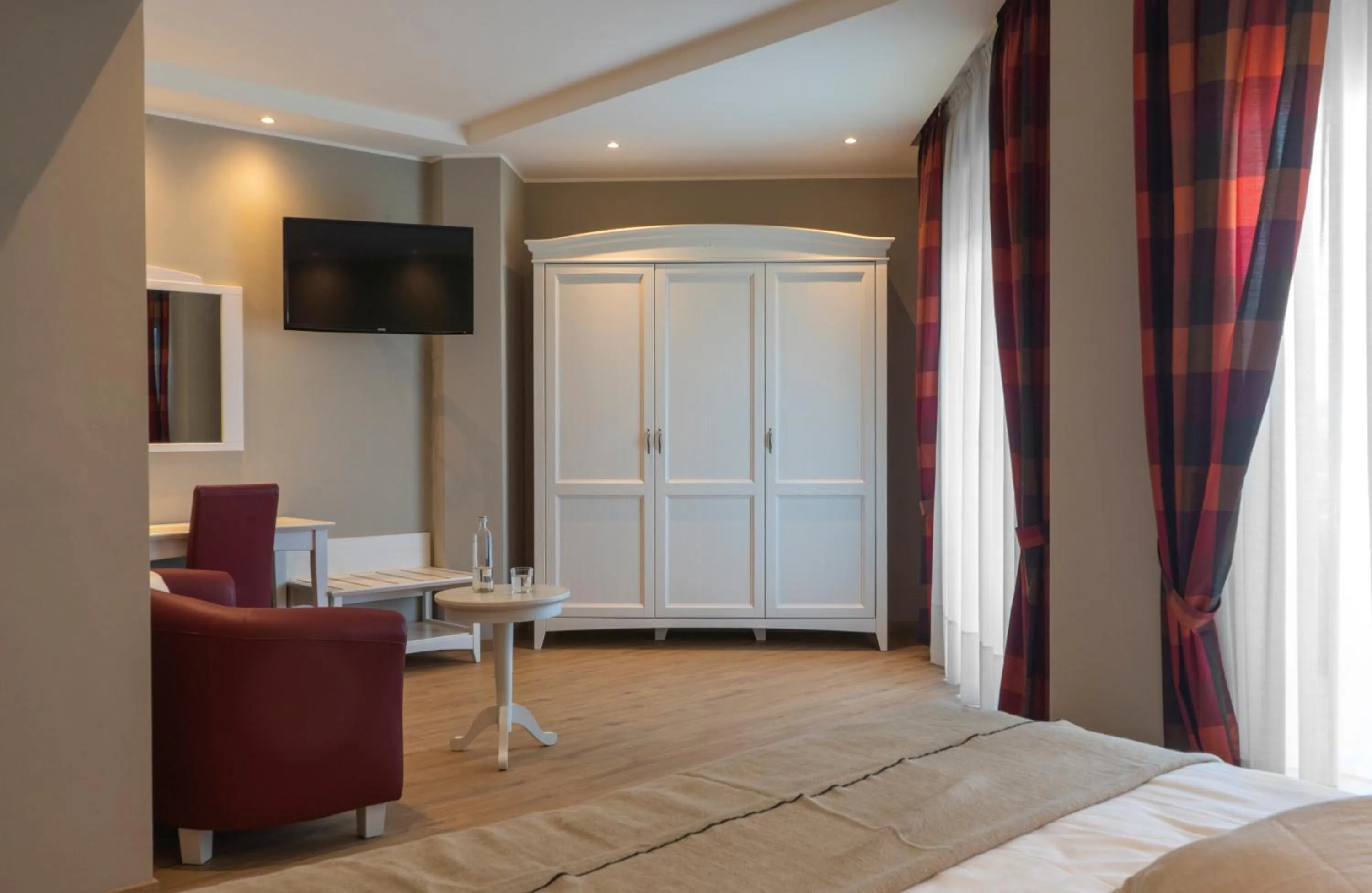 Bedroom, Bed in Hotel Terme Leonardo