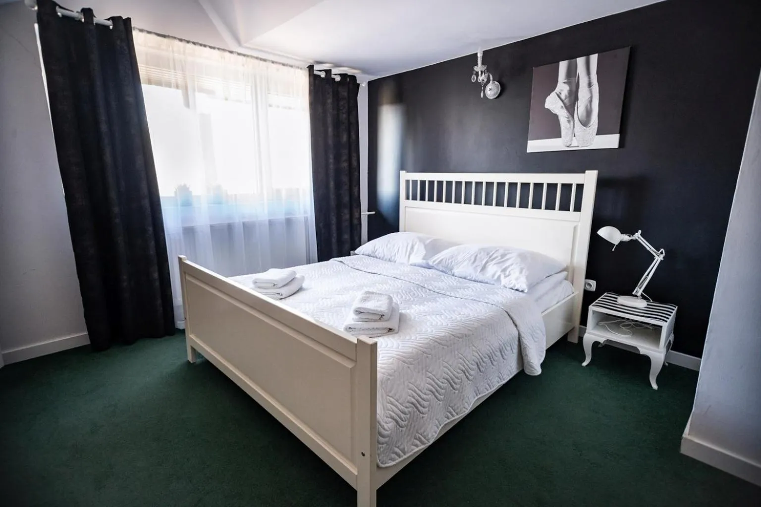 Bed in Hotel Zajazd Tumidaj