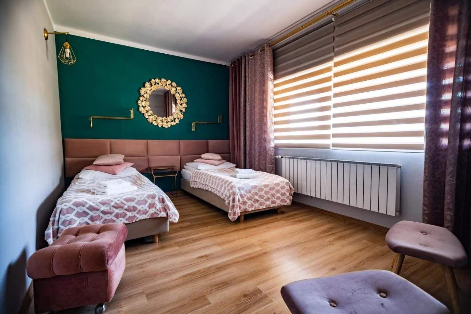 Bed in Hotel Zajazd Tumidaj