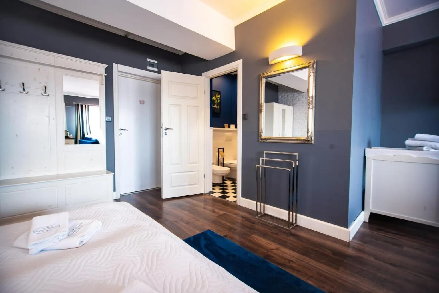 Bed in Hotel Zajazd Tumidaj