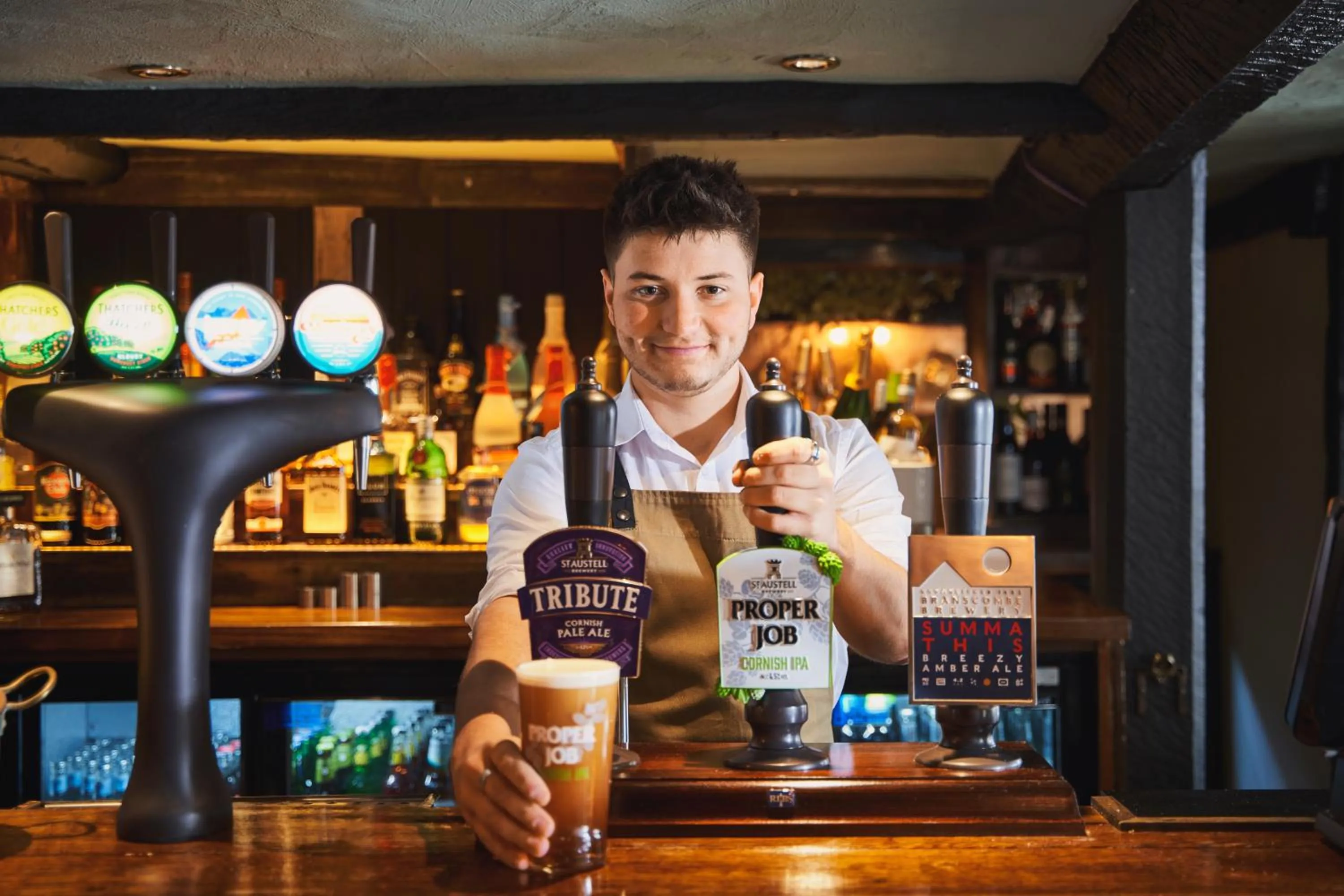 Lounge or bar in The Masons Arms