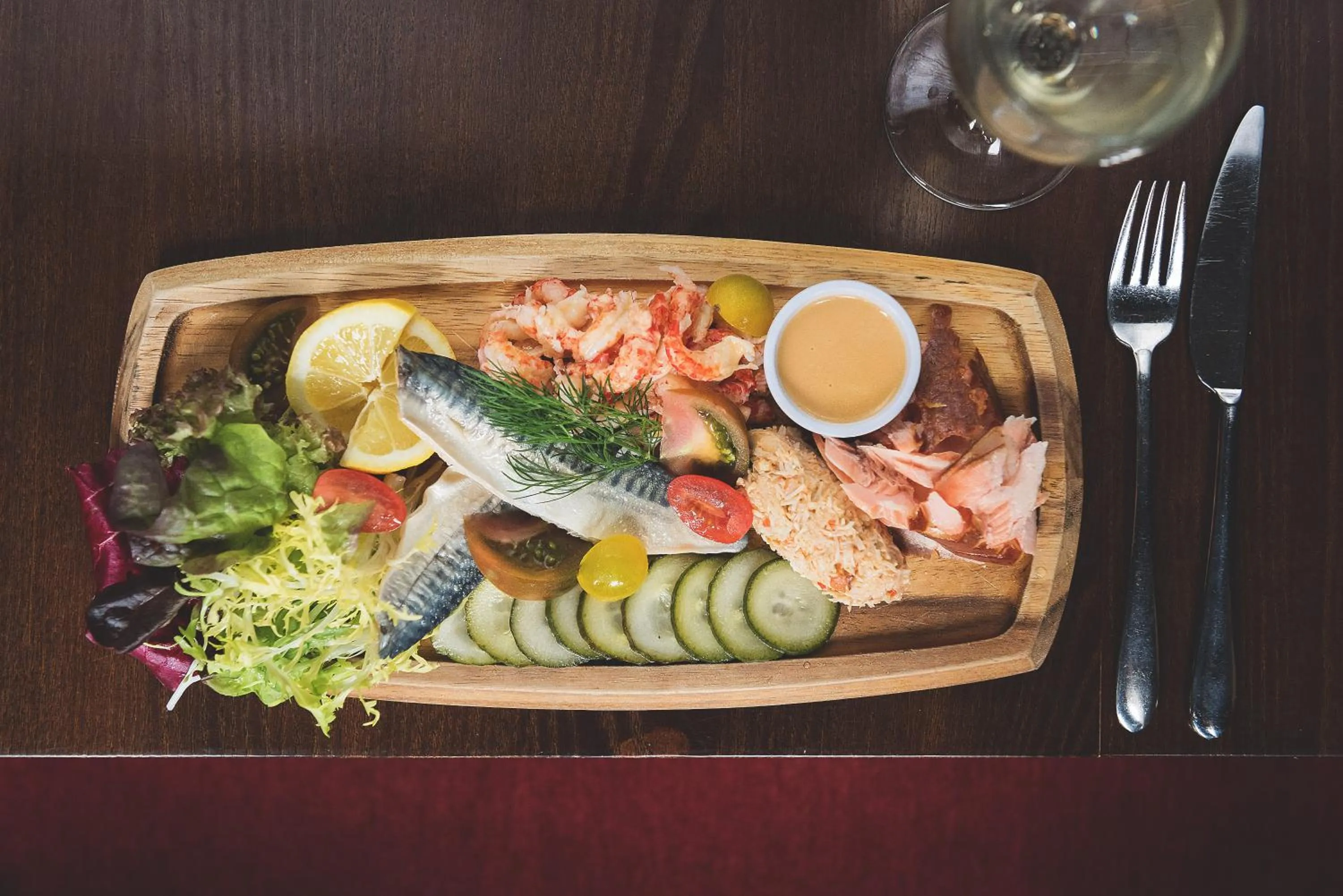 Food close-up in The Masons Arms