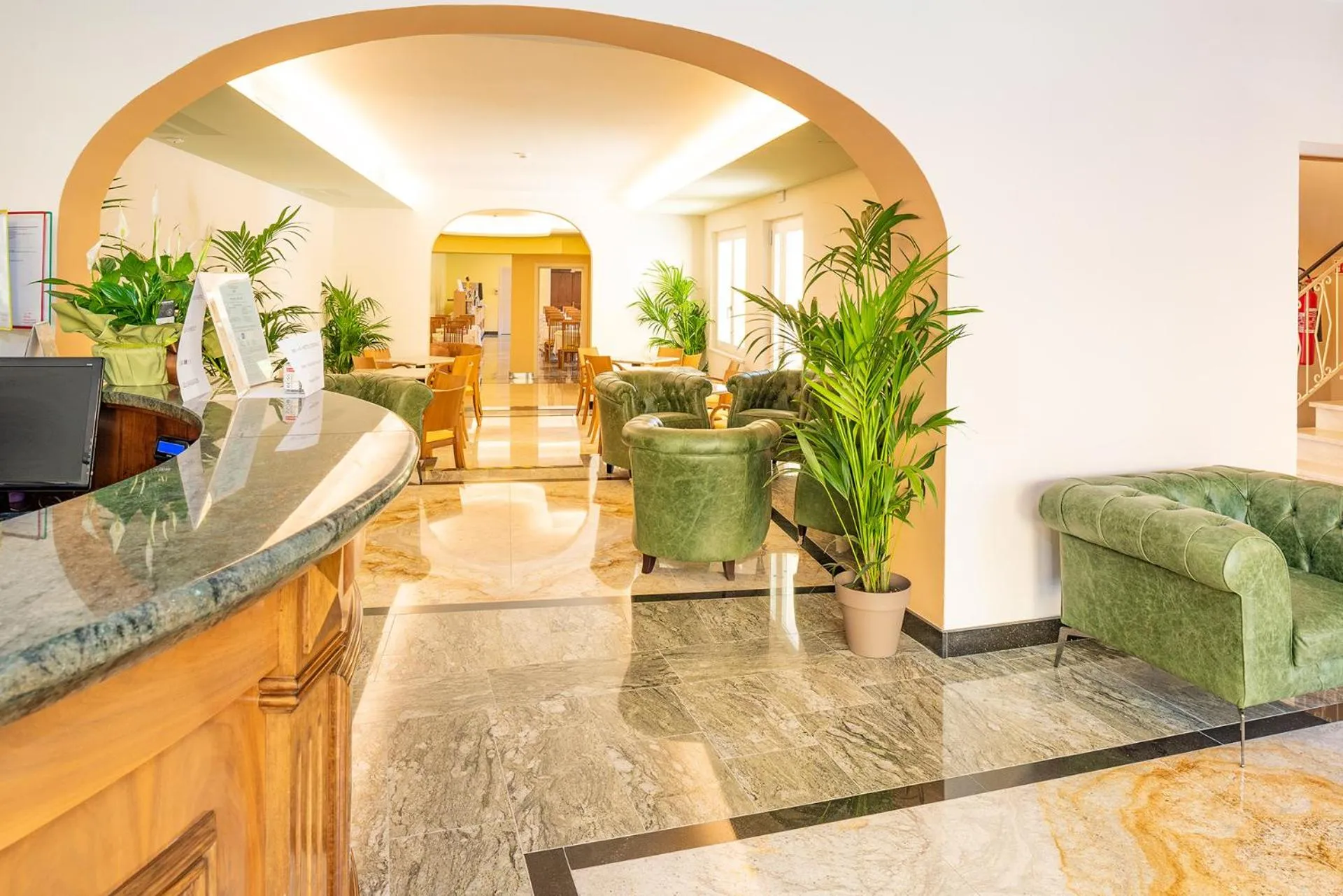 Lobby or reception in Hotel Centrale