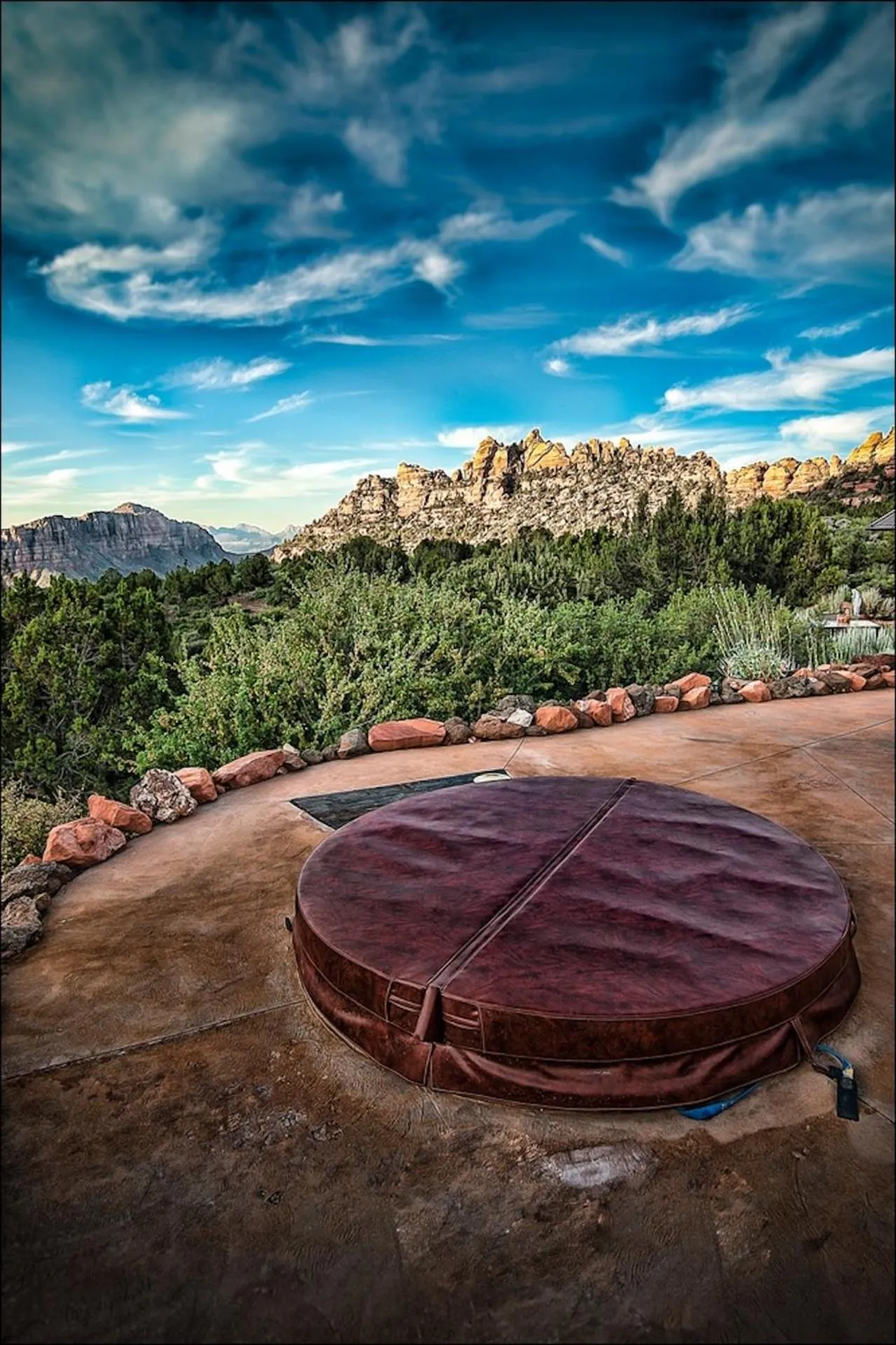 Patio in Zion Villa True North