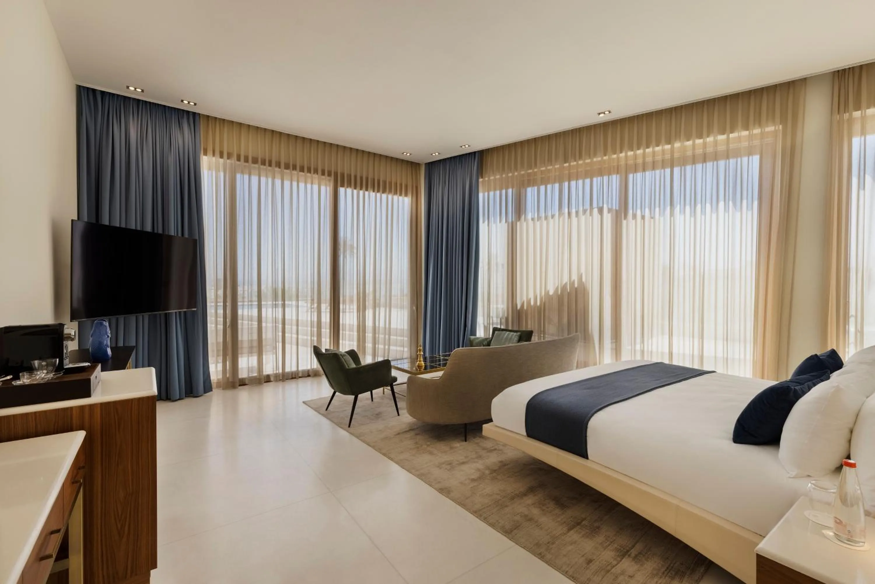 Bed in Herbert Samuel Hod Dead Sea Hotel