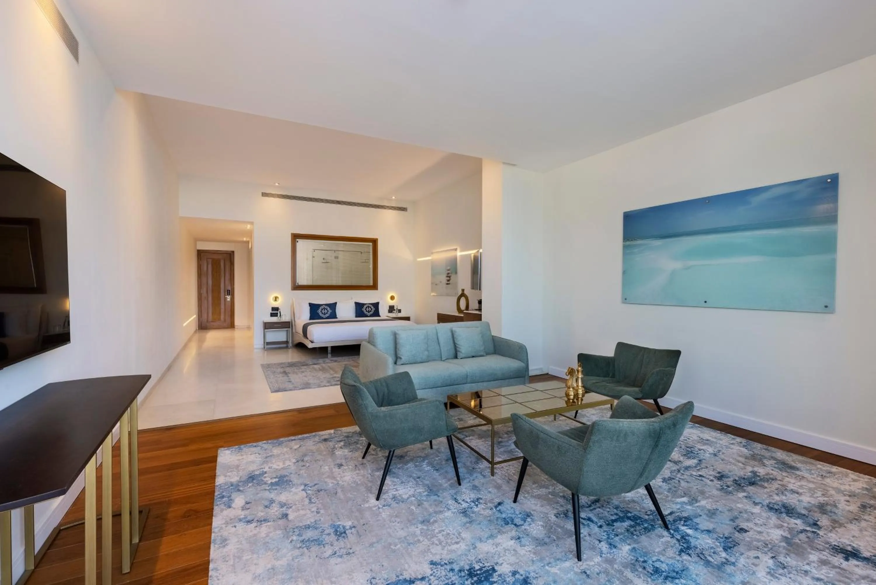 Bed in Herbert Samuel Hod Dead Sea Hotel