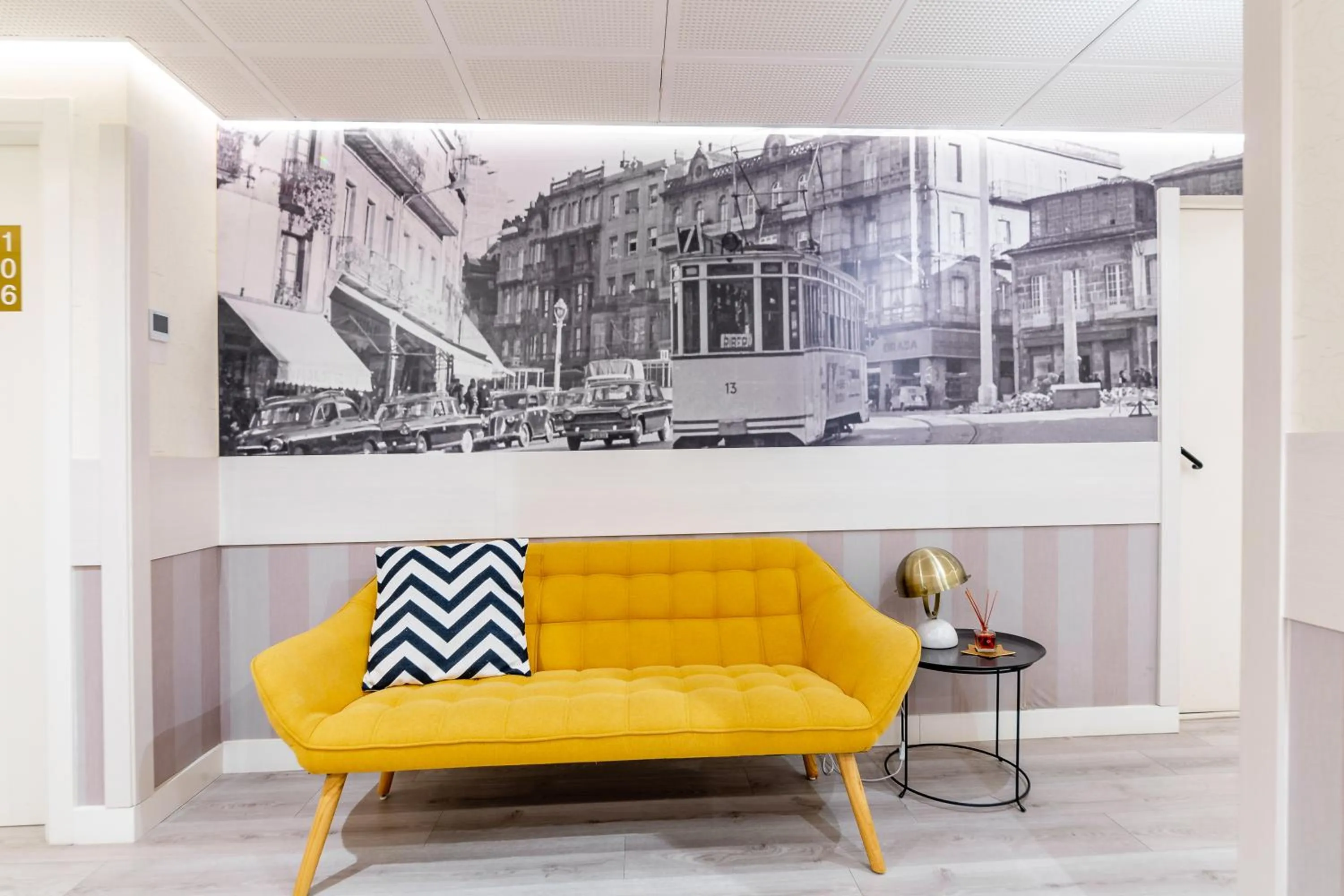 Living room in Hotel Atlántico Vigo
