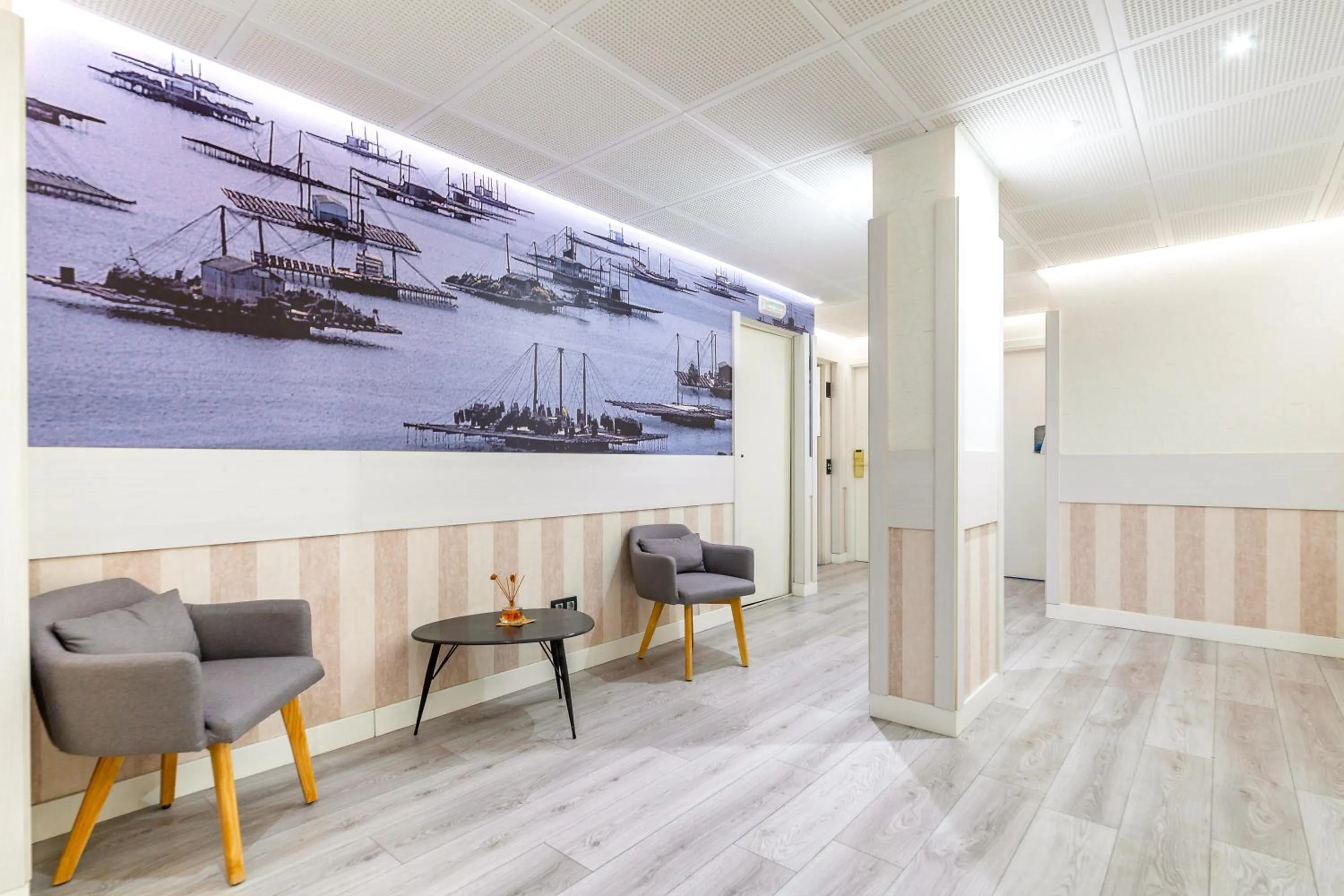 Living room in Hotel Atlántico Vigo