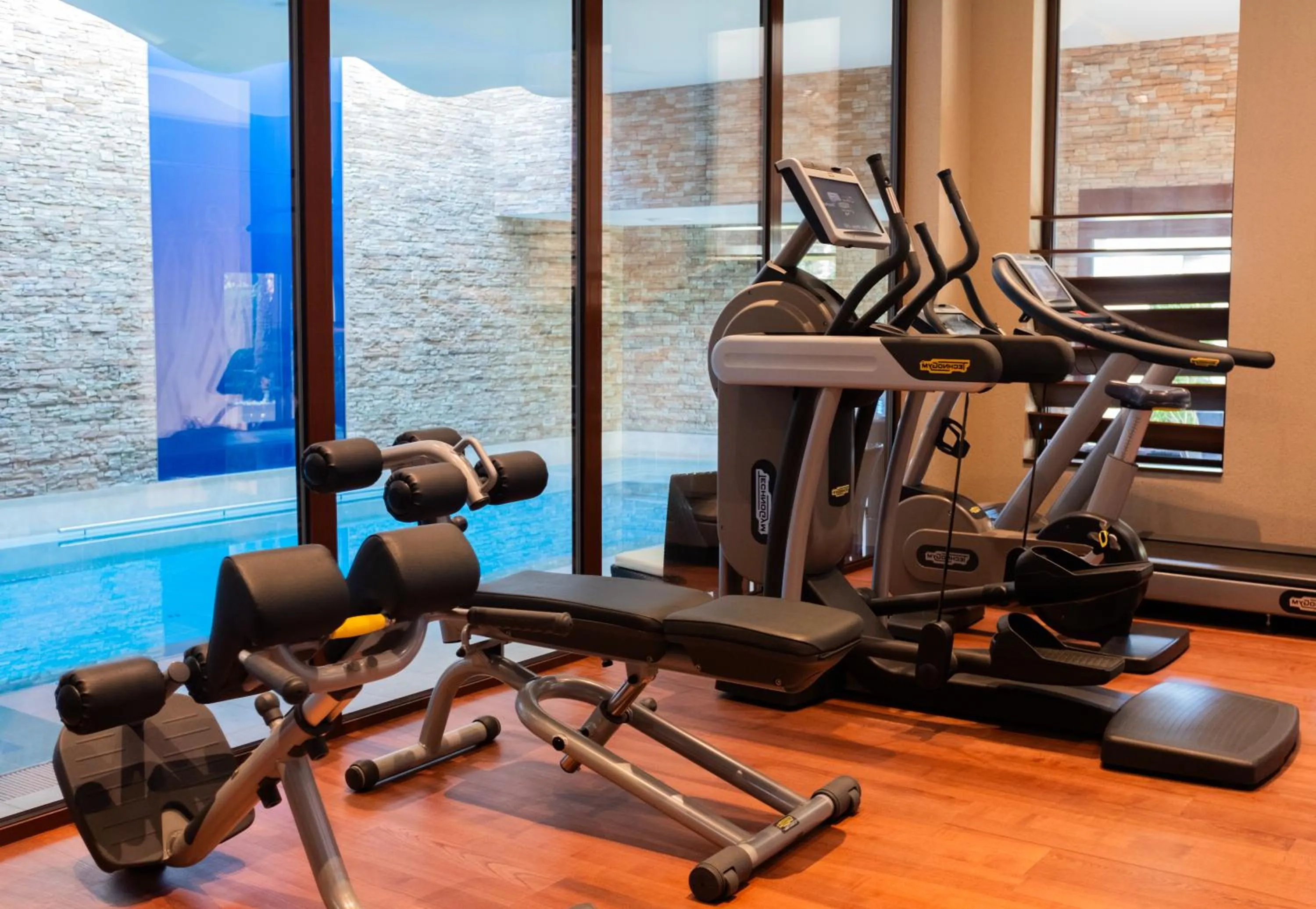 Fitness centre/facilities in Baron Tavernier Hotel Restaurant & SPA
