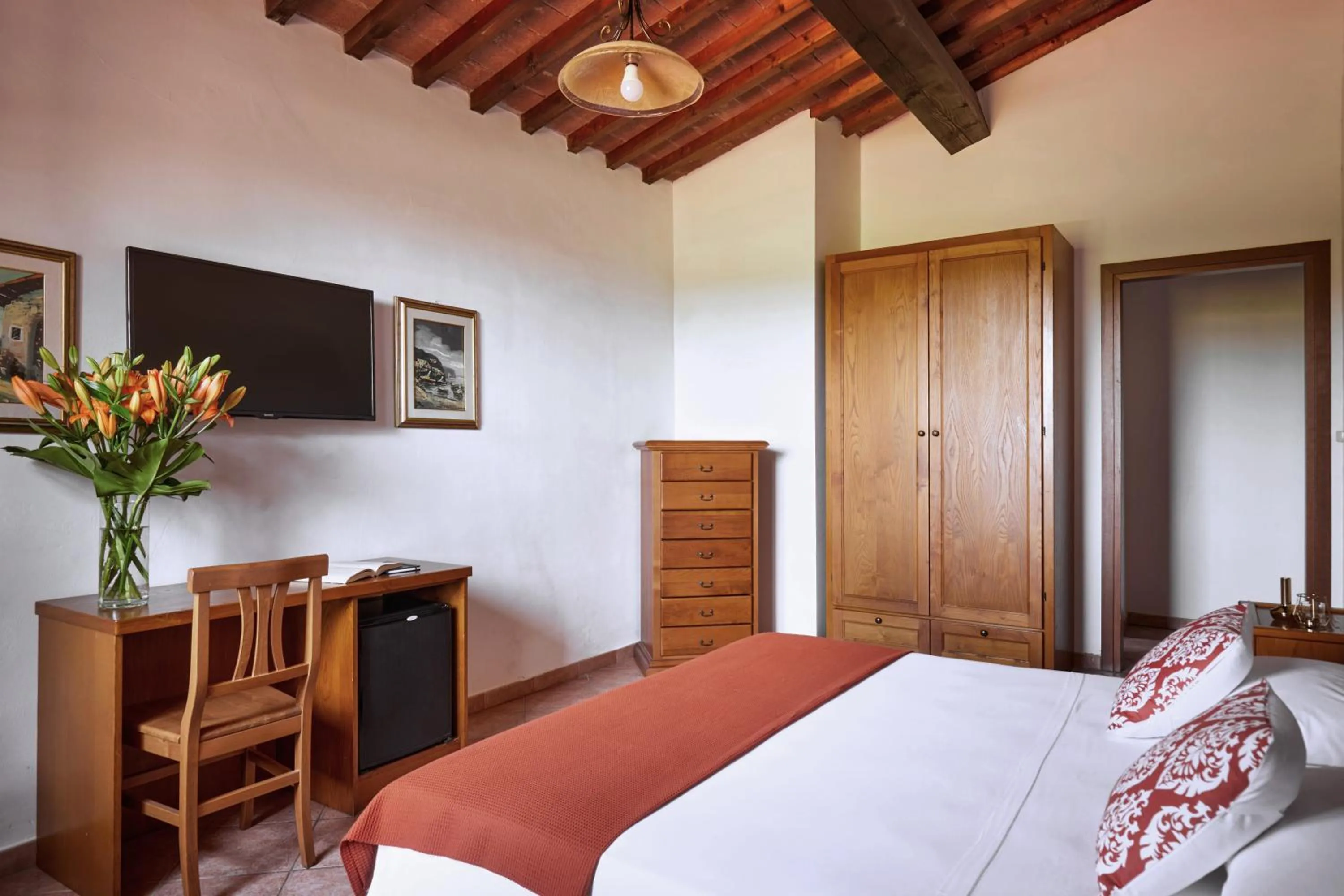 TV and multimedia, Bed in Hotel Fattoria Belvedere