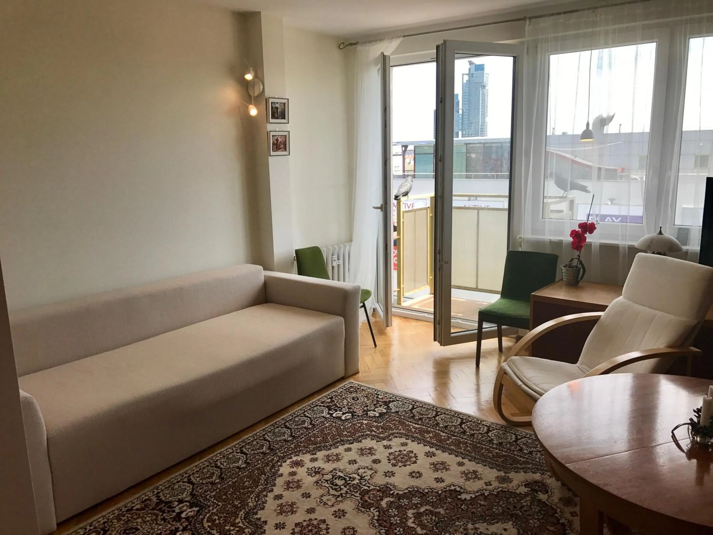 Bed in Stylowy apartament Centrum Gdyni